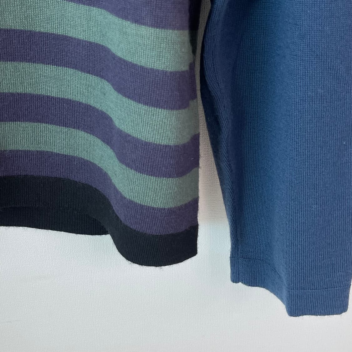 홀랜드에스콰이어 메르노 스웨이드 패치 니트 XL 105 상품이미지4