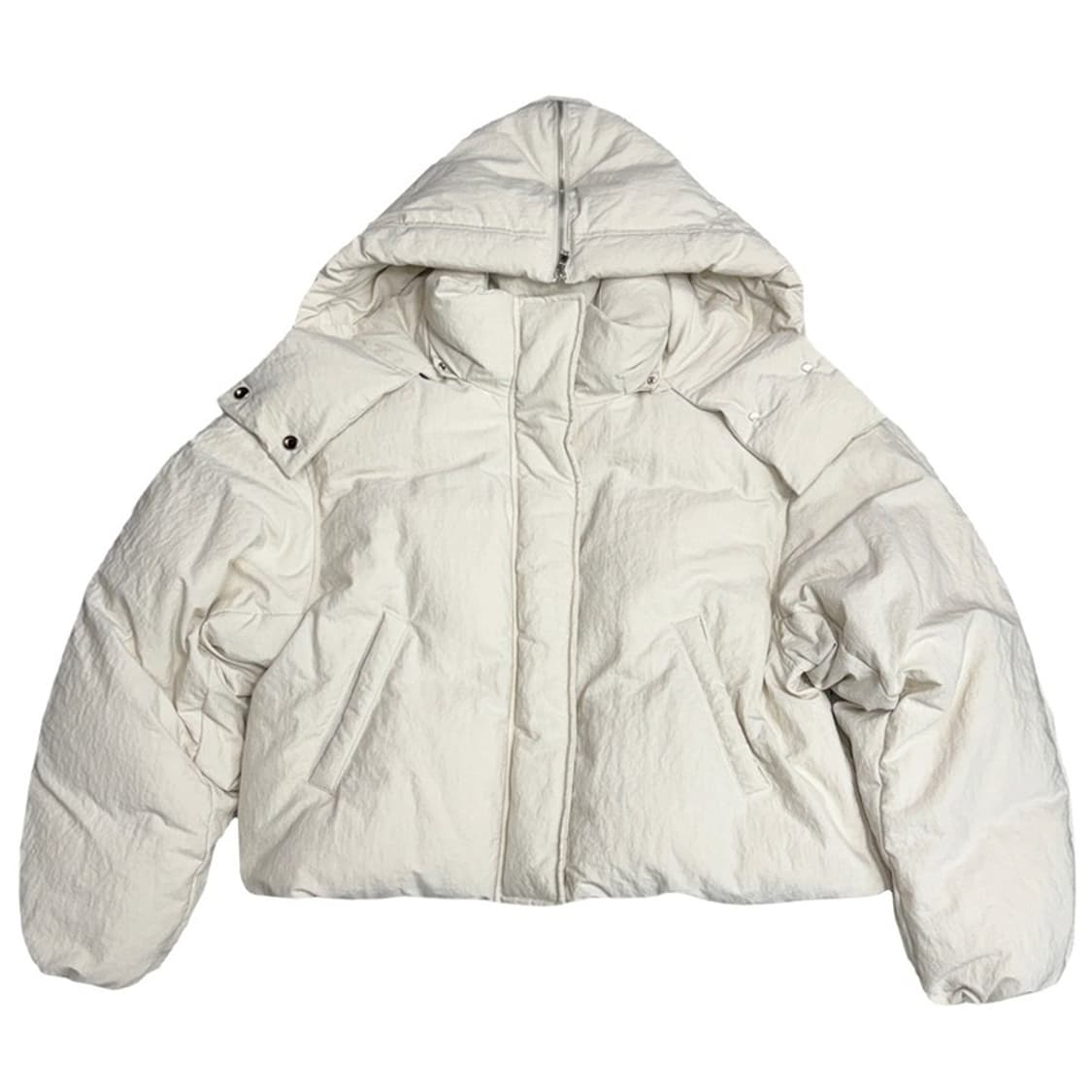 PROST J 구스다운 후드 숏 푸퍼 크림 F 상품이미지1