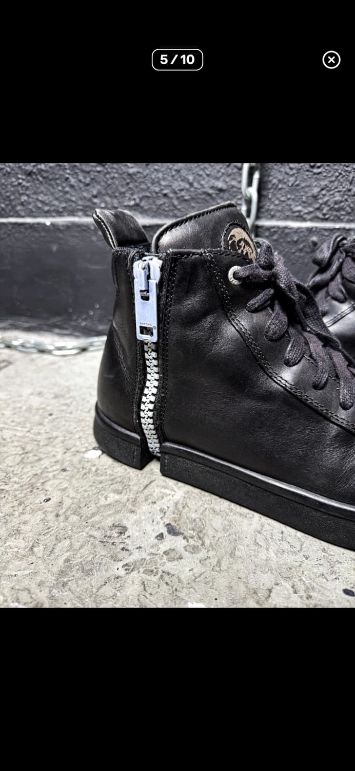 디젤 레더 하이탑 상품이미지3