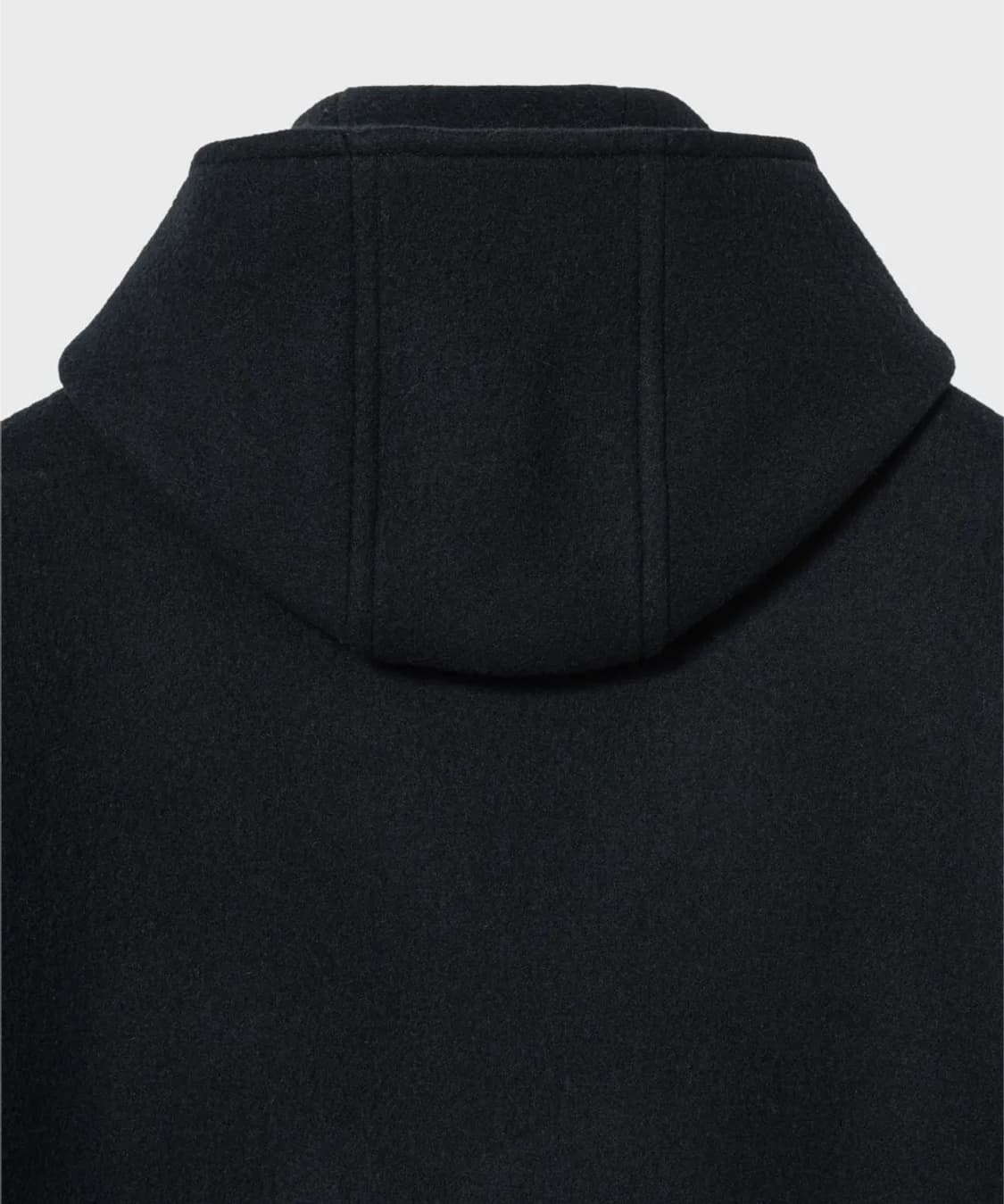 넌블랭크 디테처블 후드 더플 하프 코트 상품이미지5