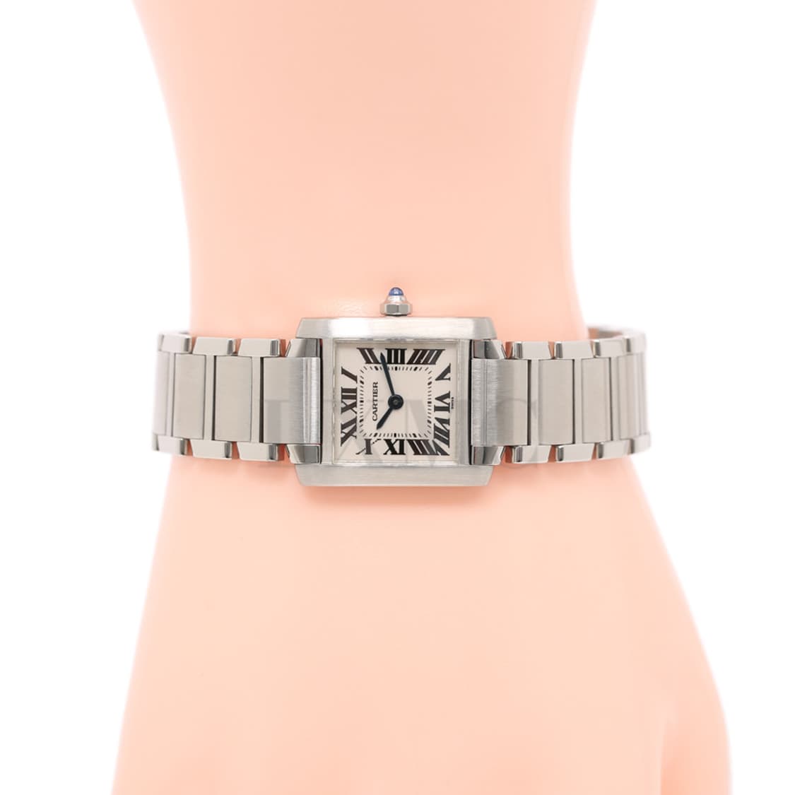까르띠에 탱크 스틸 시계 스몰 워치 W51008Q3 상품이미지8