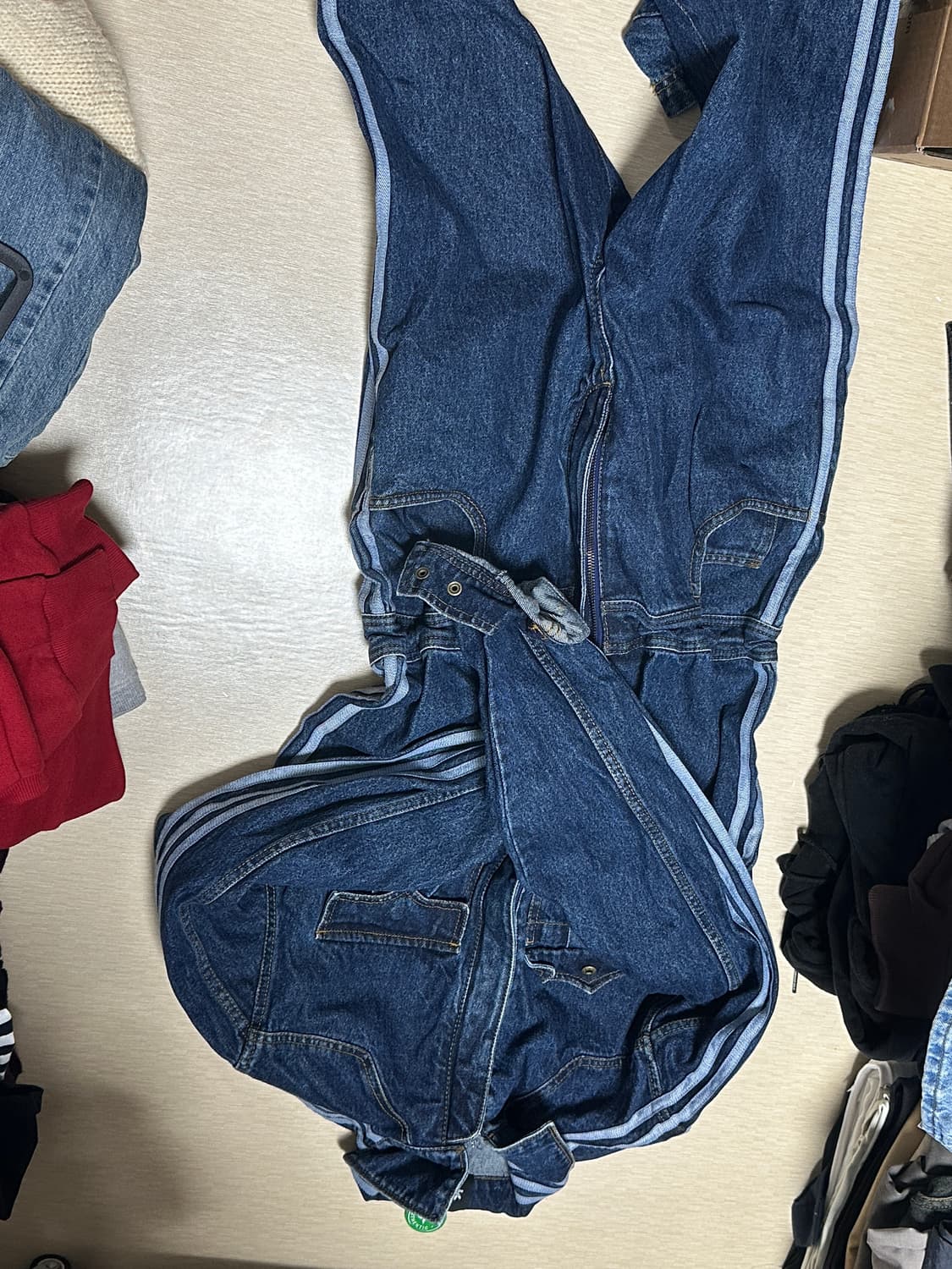 아디다스 아이비 데님슈트 상품이미지1