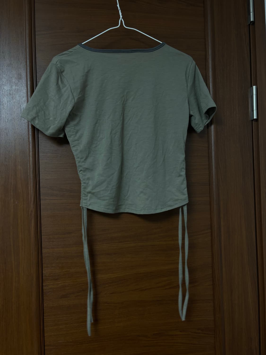 빈티지 크롭 셔링티 상품이미지2