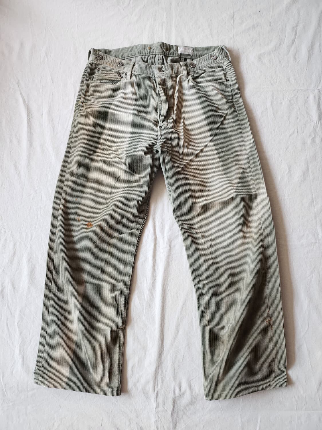 Phos333 coduroy damage pants 상품이미지1