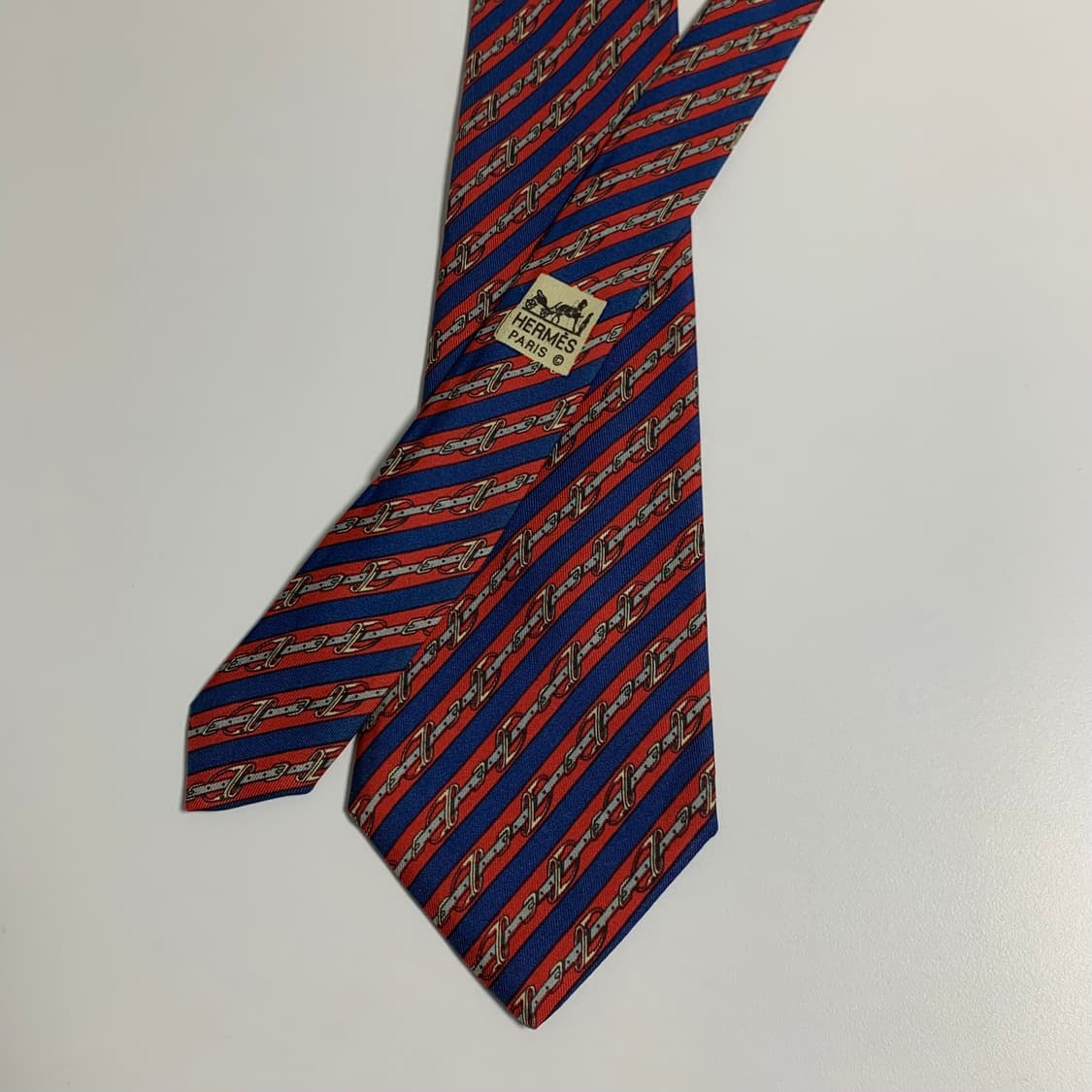 에르메스(HERMES) 명품넥타이 프랑스 100실크 빈티지넥타이 A등급 상품이미지3