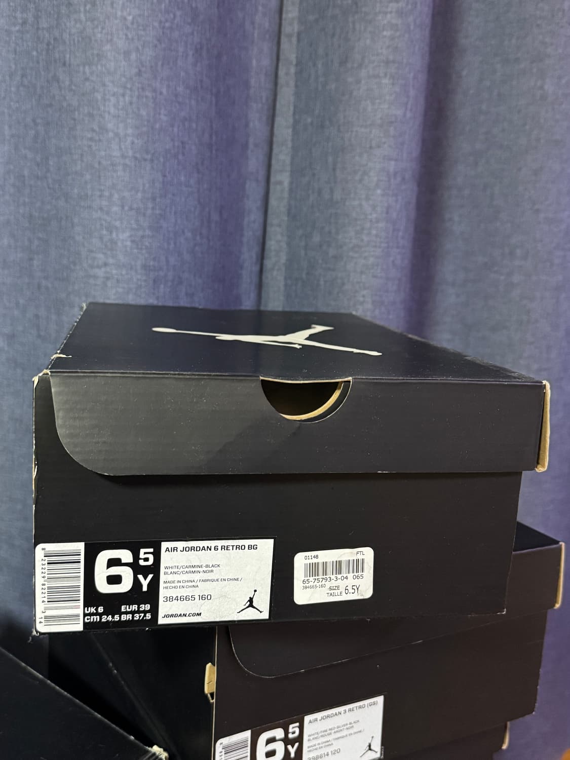 나이키 조던6 레트로 /카마인 상품이미지5