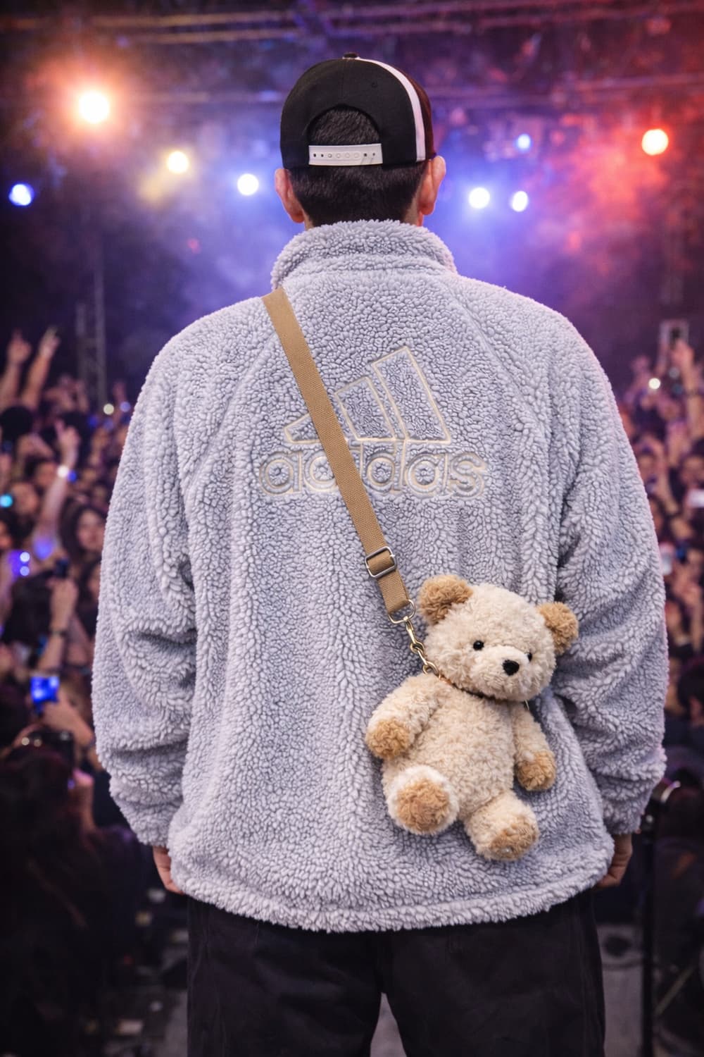 adidas 리버서블 패딩 & 쉐르파 플리스 자켓 - 상태우수 상품이미지2