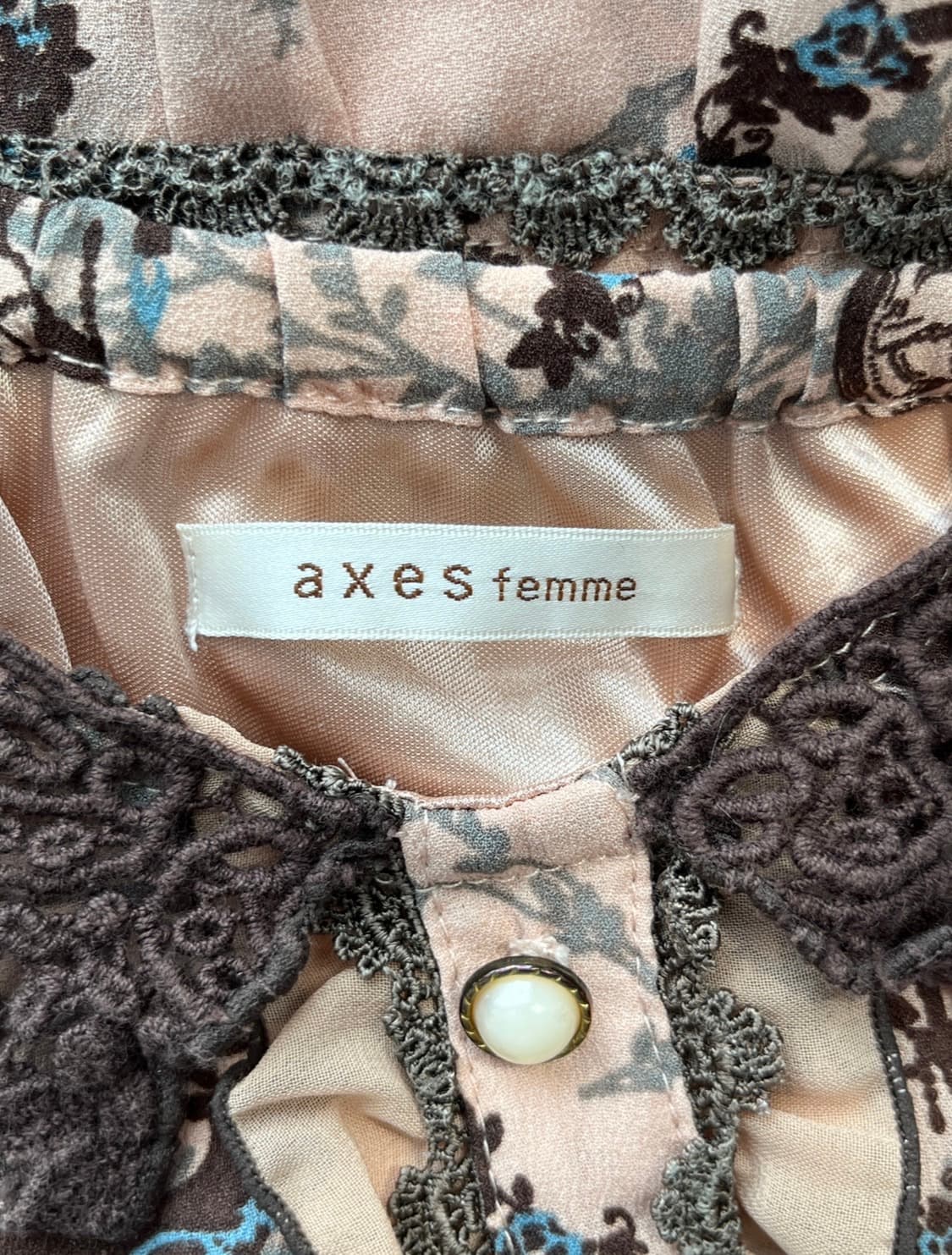 *SALE) AXES FEMME 빈티지 레이스 티어드 원피스  상품이미지6