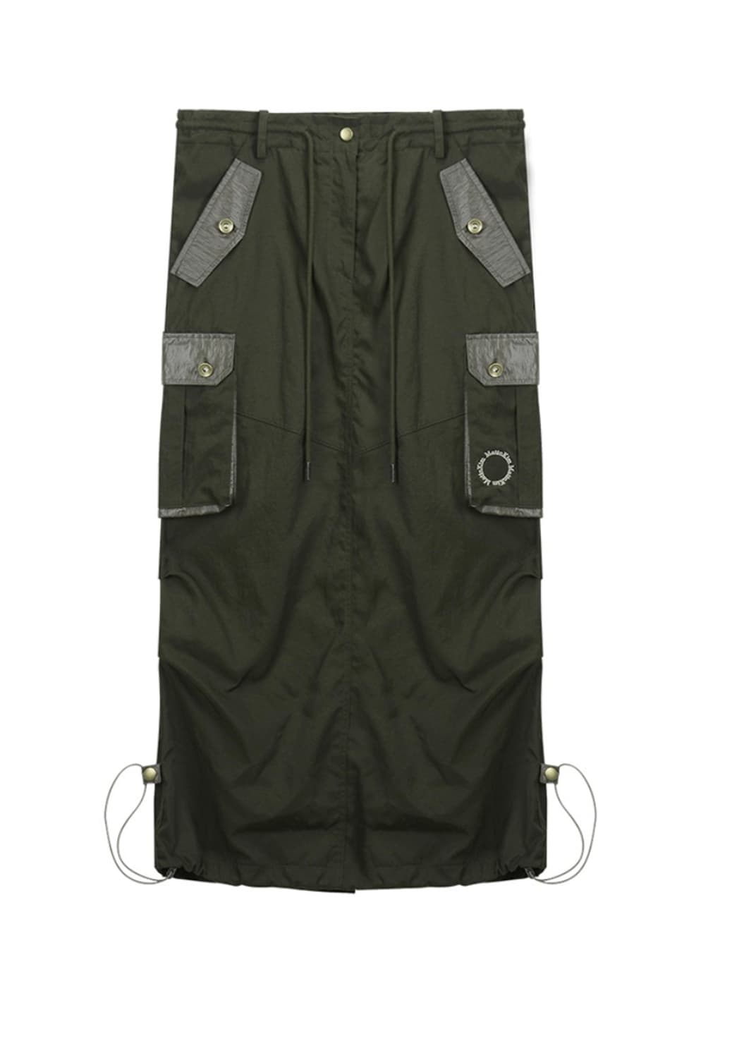 마뗑킴 CARGO MAXI SKIRT IN KHAKI 상품이미지1
