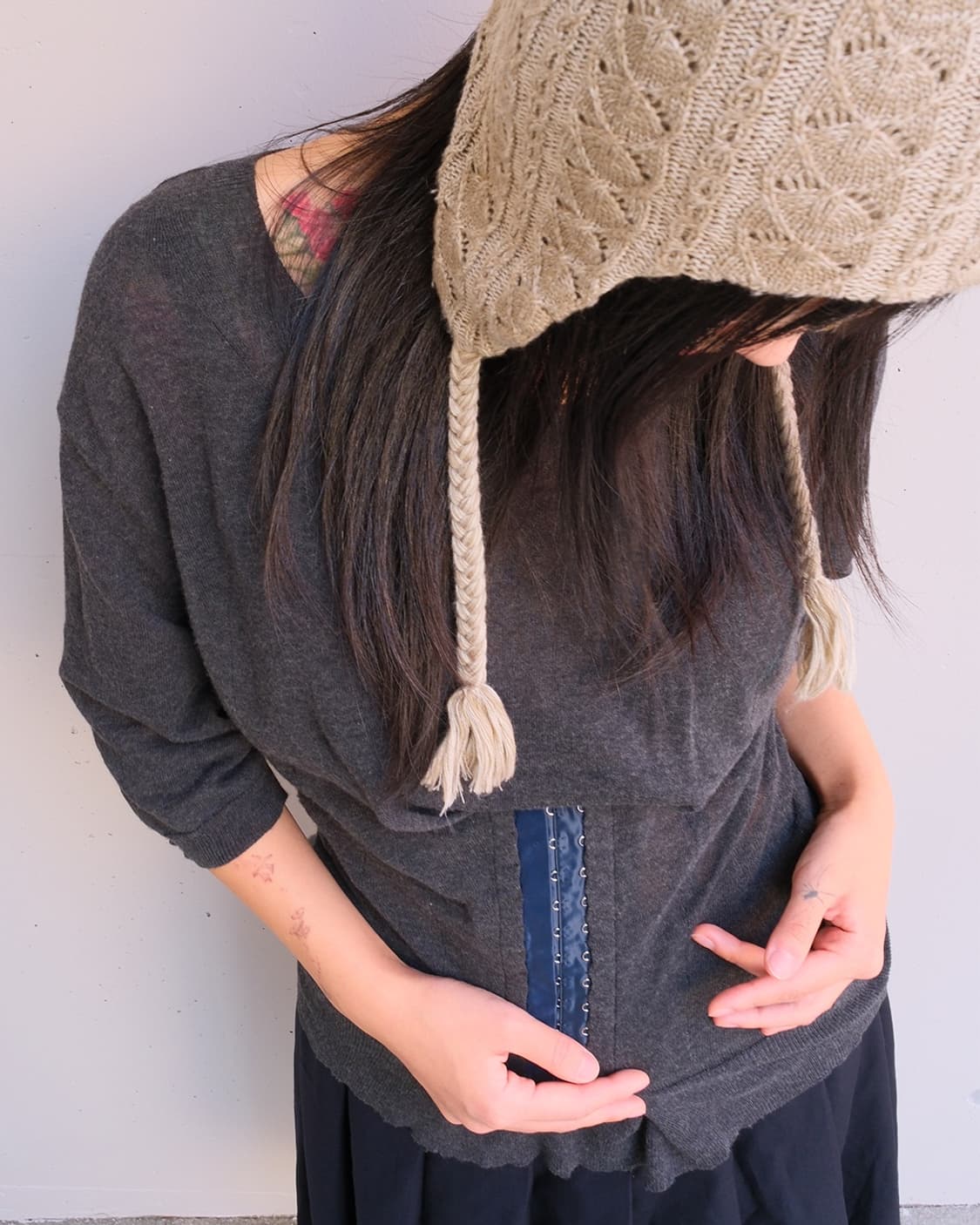 Lace earflap beanie 상품이미지4