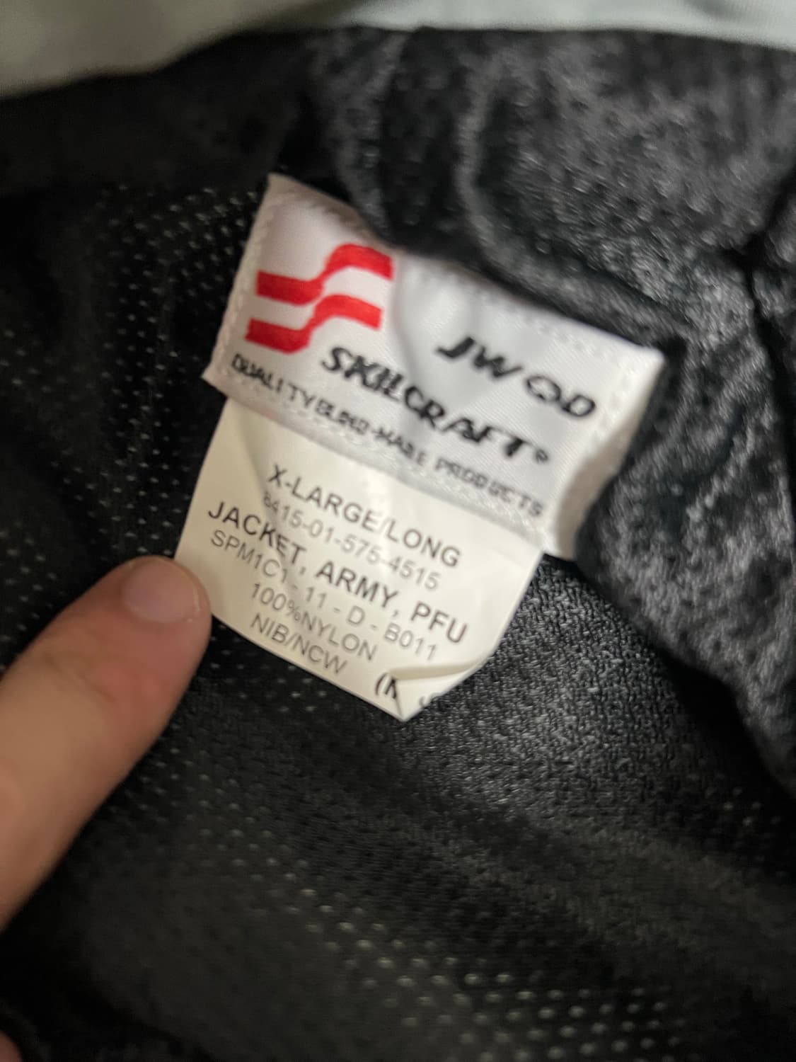 미군 바람막이 ipfu 2세대 xl-long 데드스탁 리플렉티브 상품이미지5