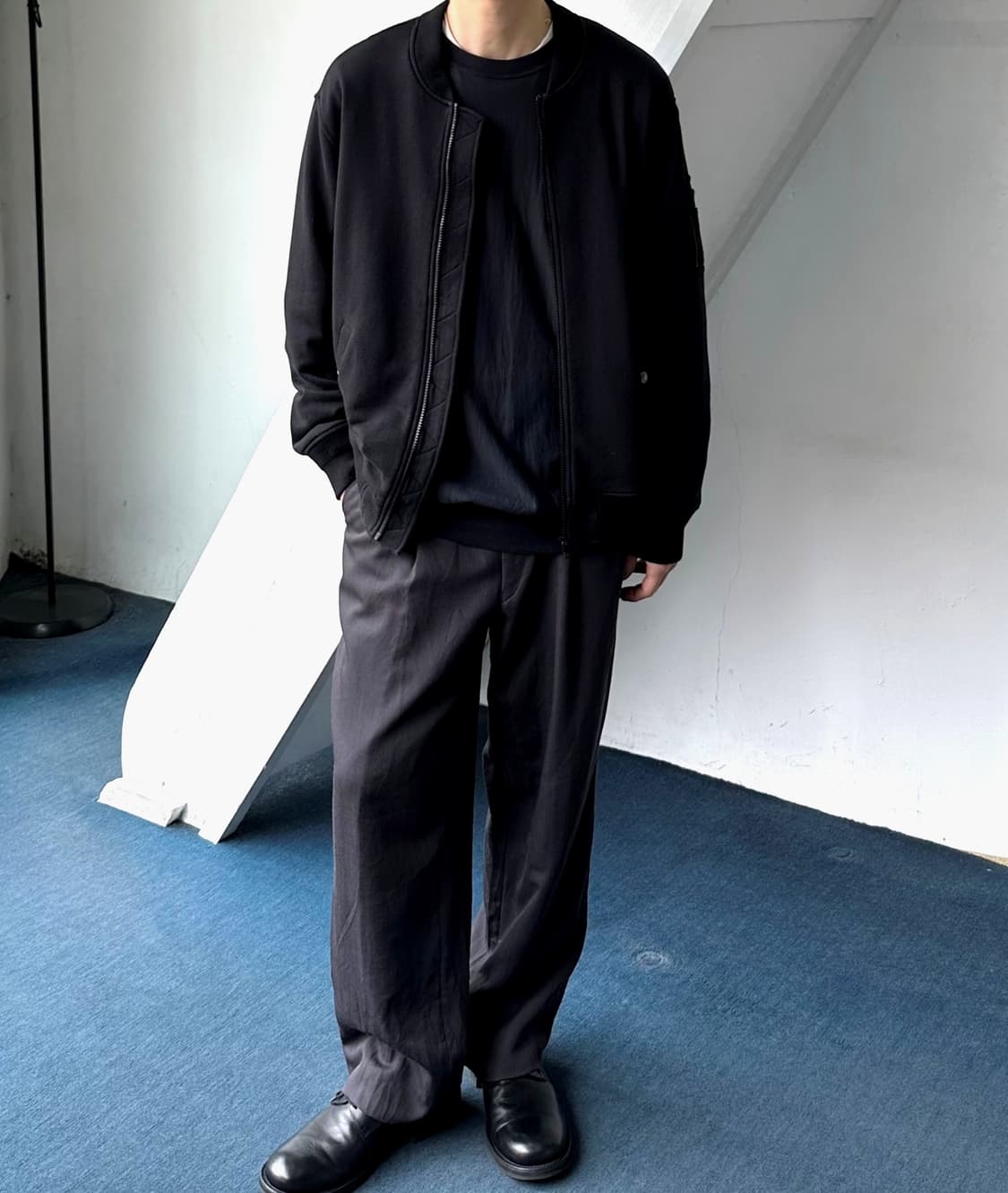 Mild cotton sweat MA-1 design jacket 상품이미지10