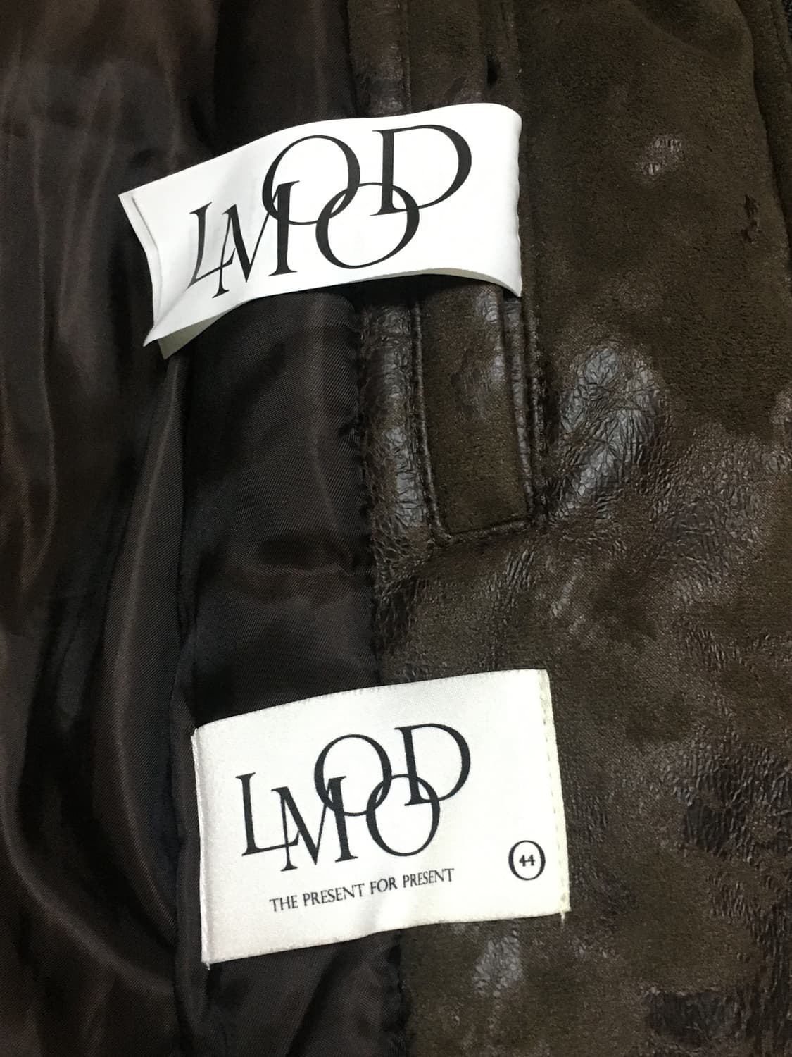 엘무드 벌키 크롭 자켓 카모 브라운 44 상품이미지7