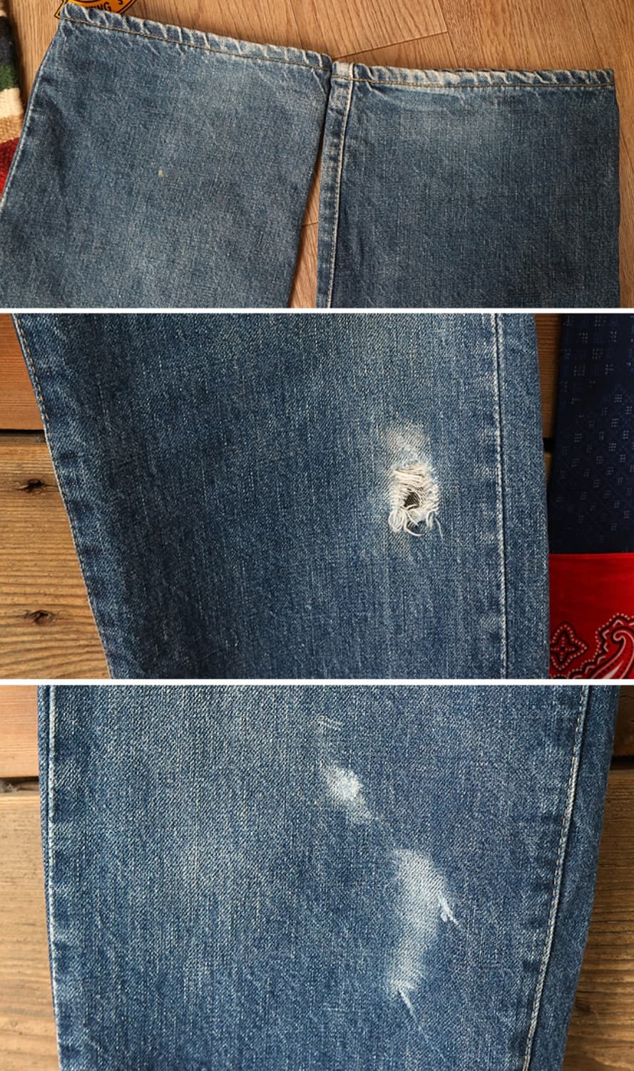 
일본판 90s levis 리바이스 LVC 503BXX 빅E 셀비지 데님 상품이미지10