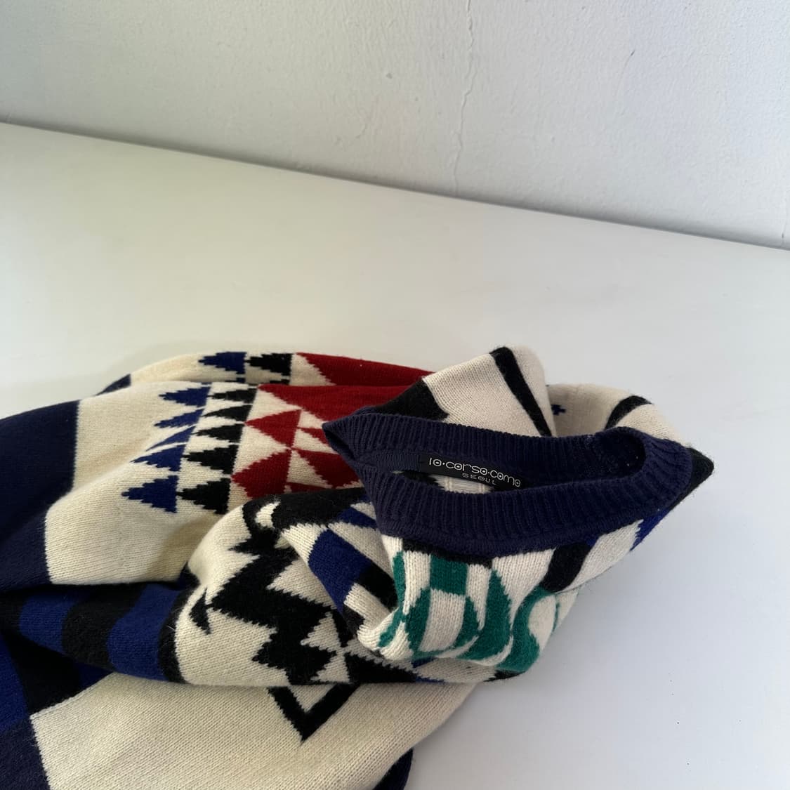 95 SACAI 사카이 에스닉 자카드니트 상품이미지1