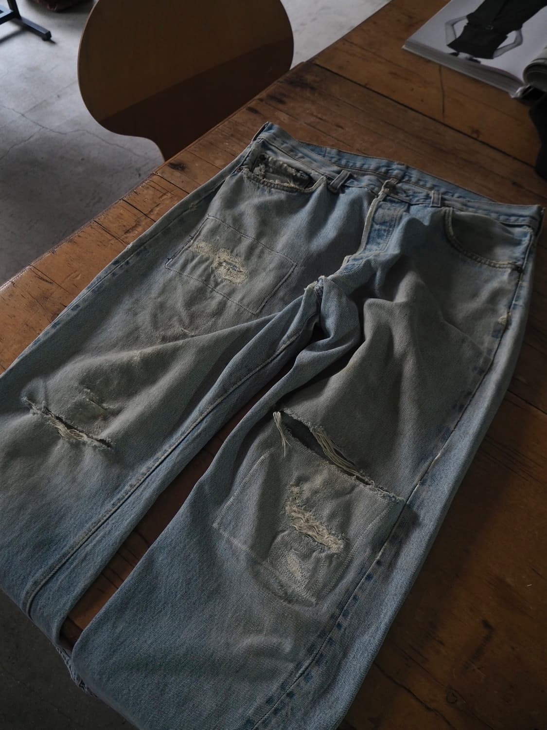 1980's Levi's 66 late 501 selvage denim 상품이미지1