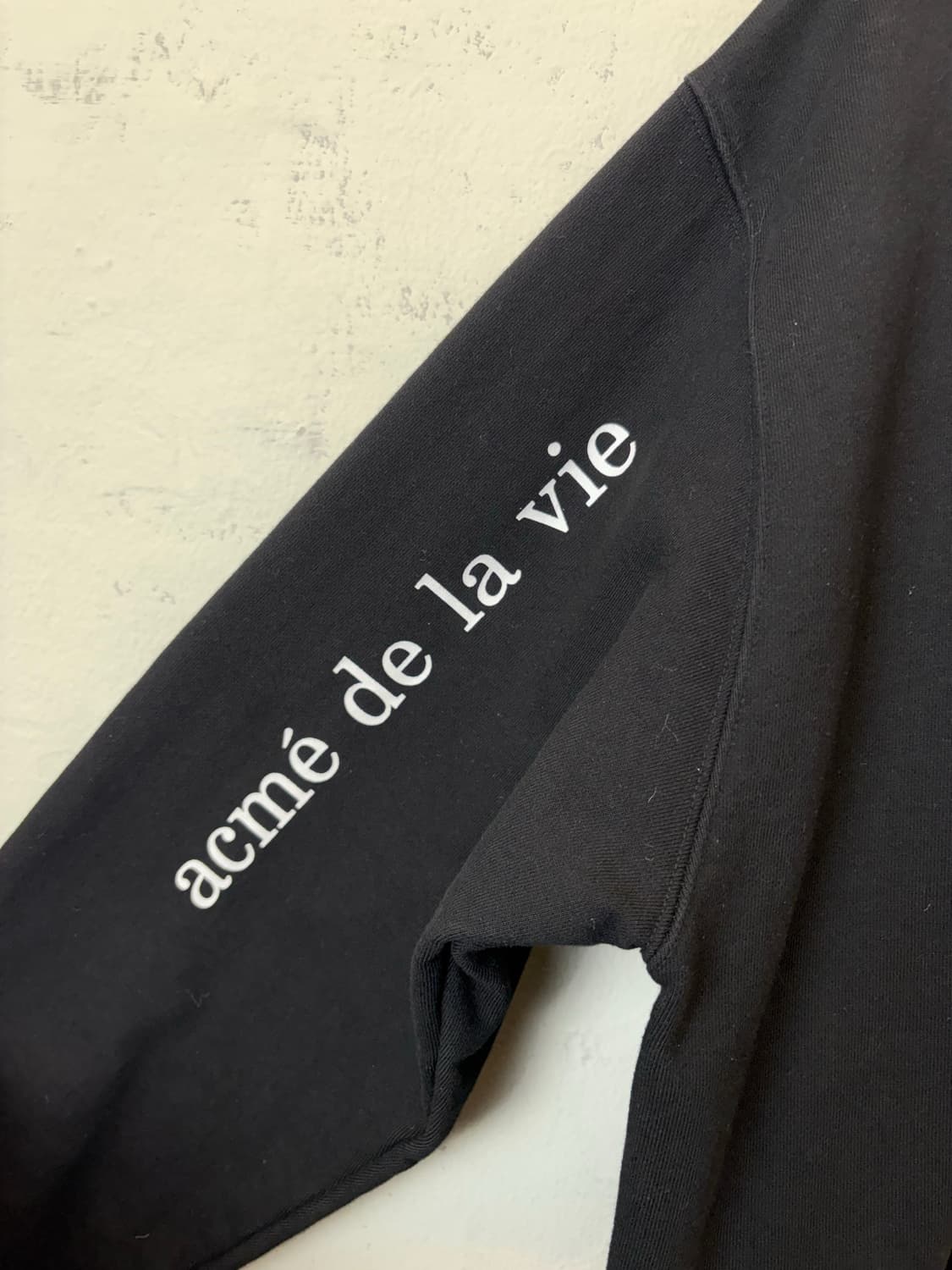 아크메드라비 프린팅 후드티 블랙 상품이미지6