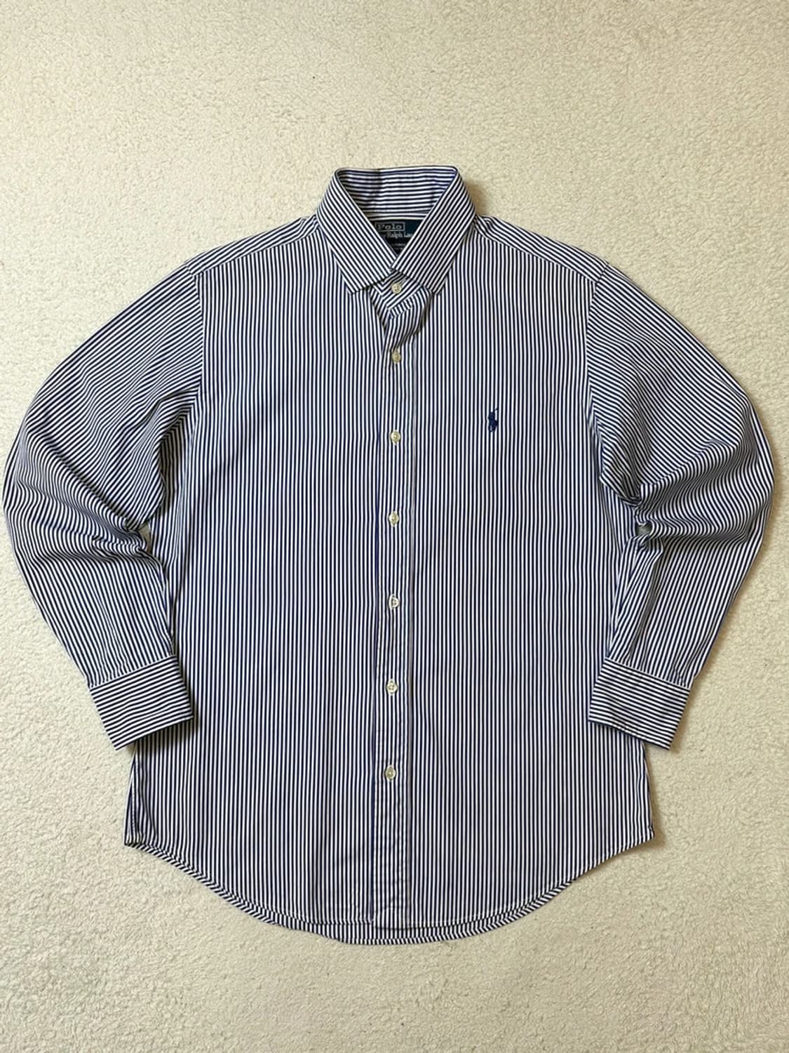 폴로 랄프로렌 시그니처 스트라이프 포니 로고 셔츠 PN6492 상품이미지1