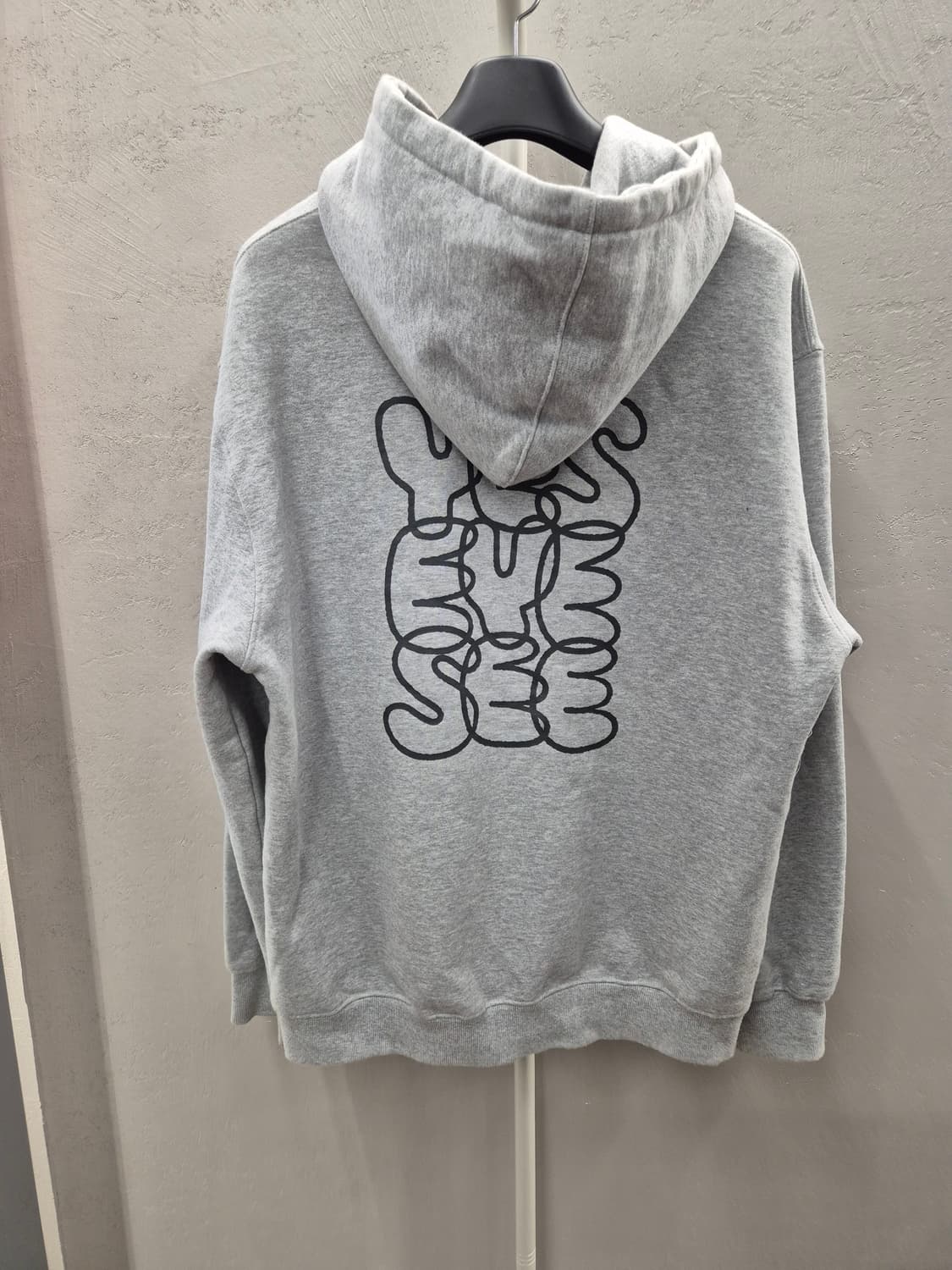 예스아이씨 그레이 로고 후드티 L 상품이미지3