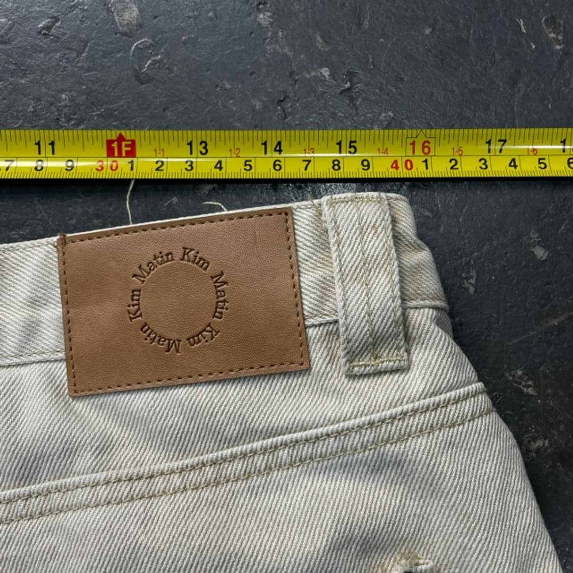 100 마뗑킴 와이드 데님팬츠 상품이미지8