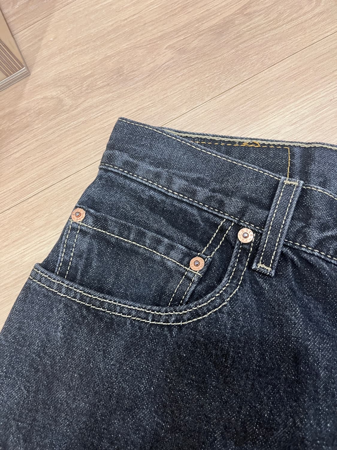 Levi's 569 Loose Straight Black Jeans 상품이미지5