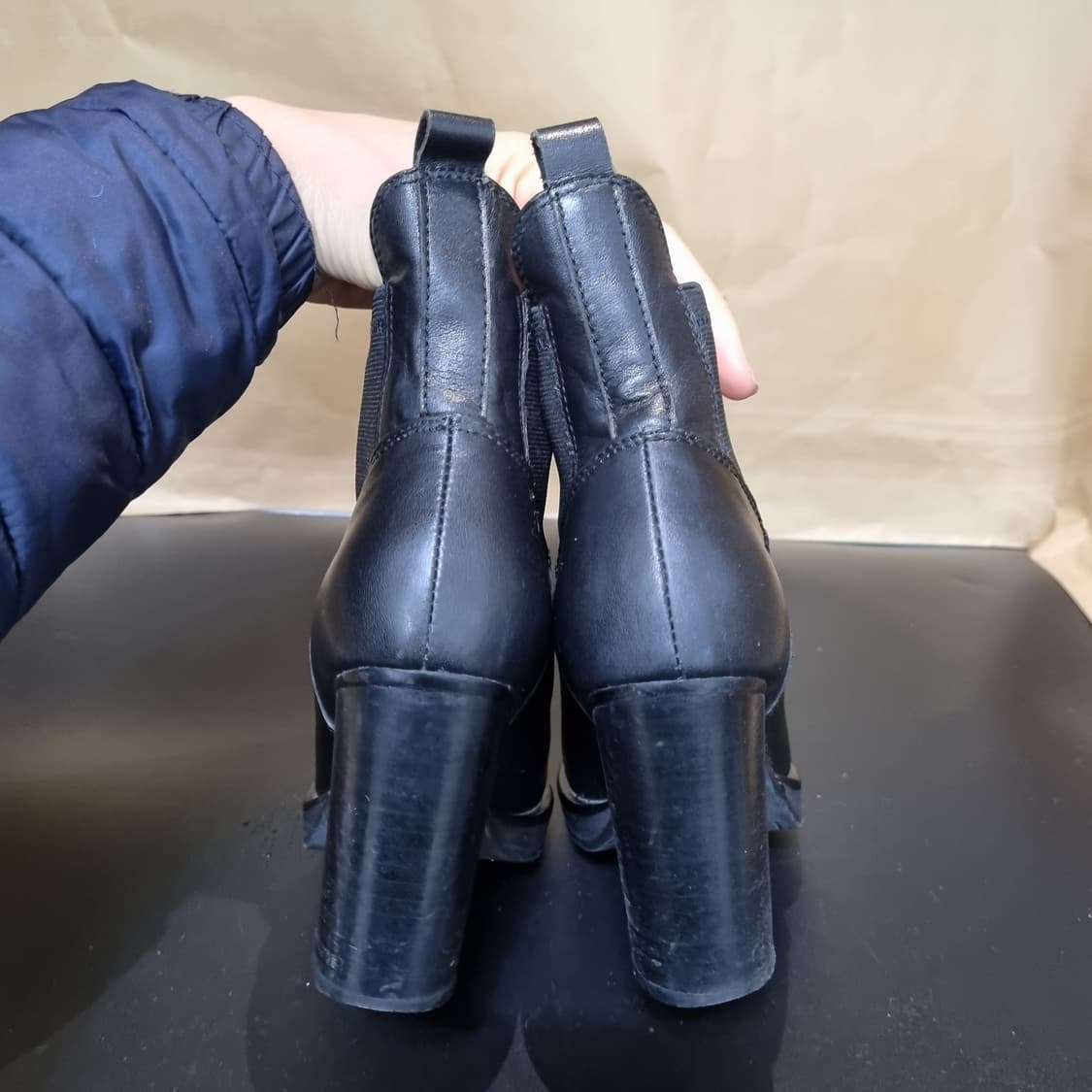 슈콤마보니 여성앵클 부츠230 굽10 상품이미지4