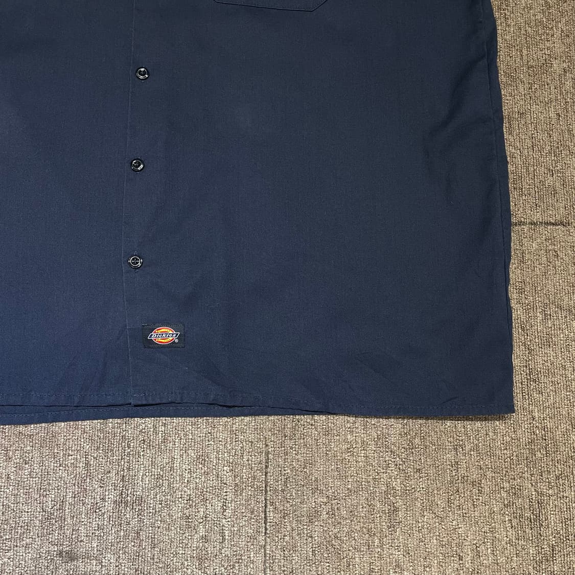 (XL) Dickies 디키즈 반팔 워크 셔츠 네이비 상품이미지5