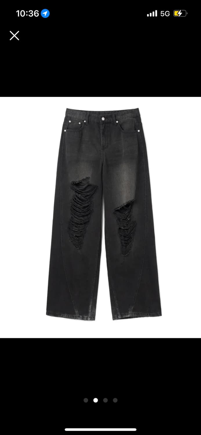 밀로우먼 커브드 데님 진 상품이미지2