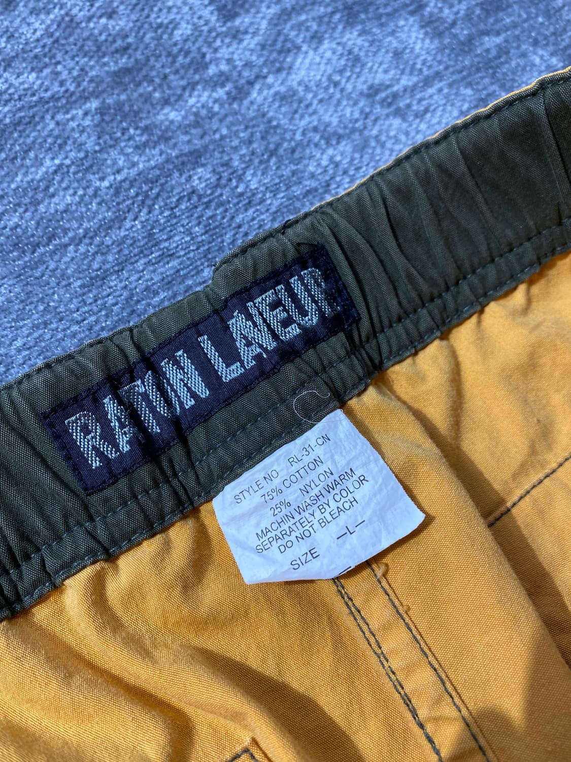 [L] RATON LAVEUR 라통라뵈르 벨티드 카고 와이드 팬츠 상품이미지7