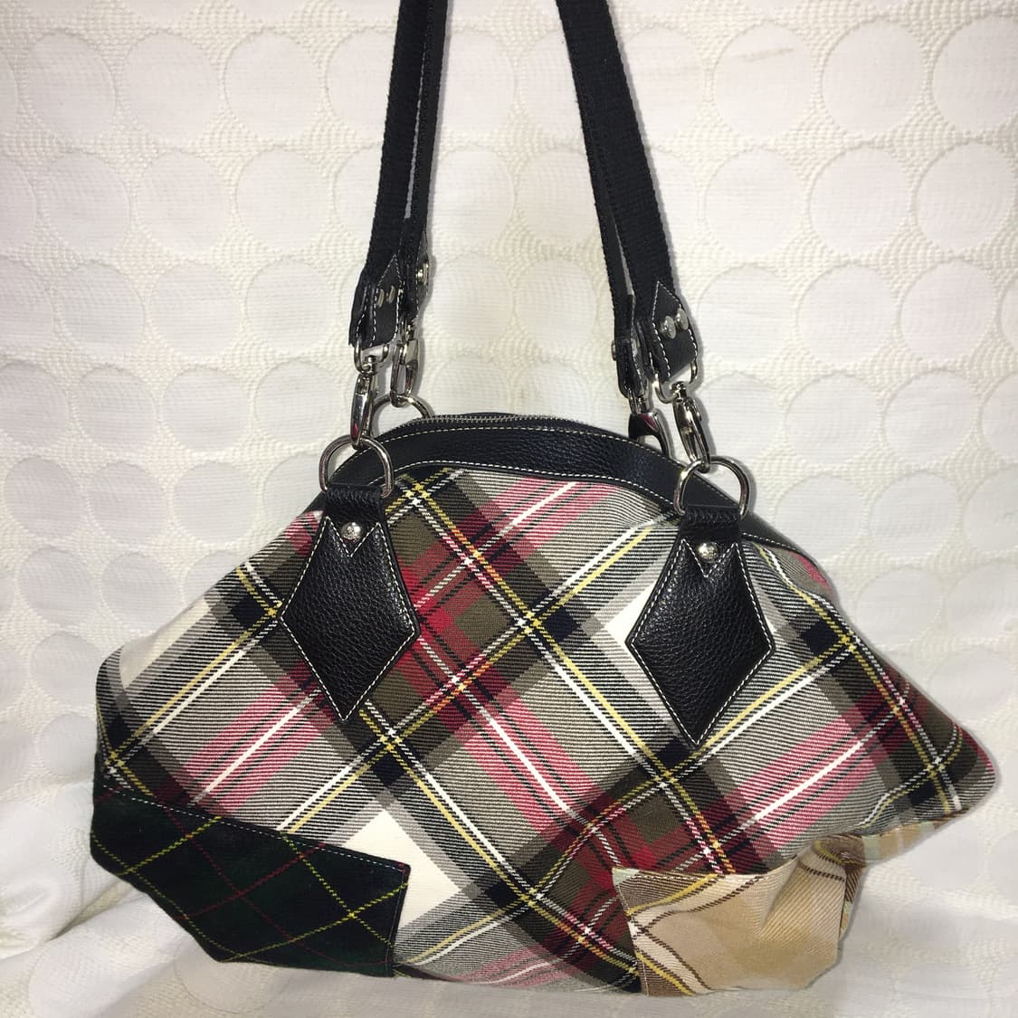 vivienne westwood 타탄 체크 가방 상품이미지3