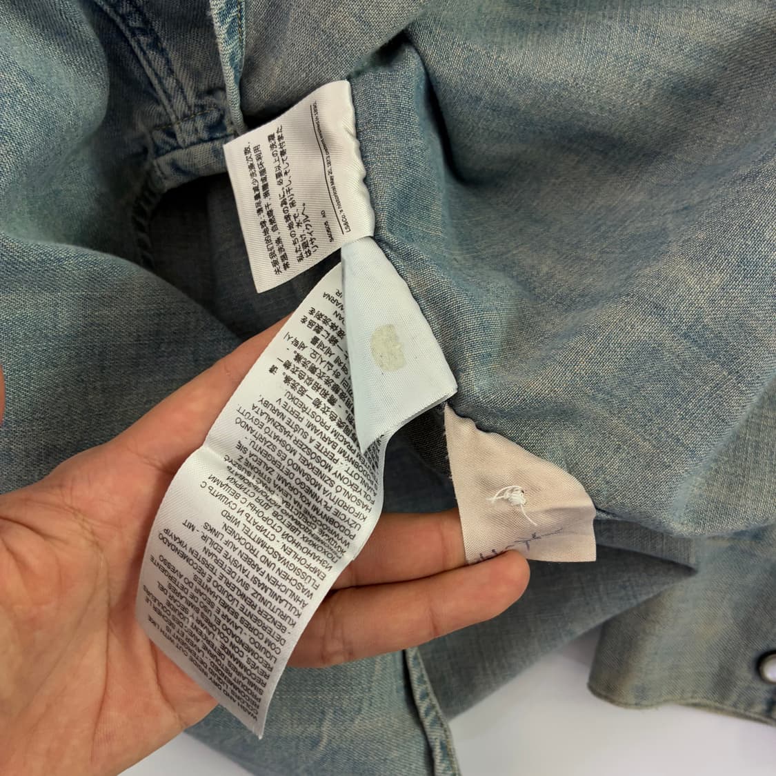 Levi's  리바이스 클래식 웨스턴 레드탭 데님셔츠 상품이미지5