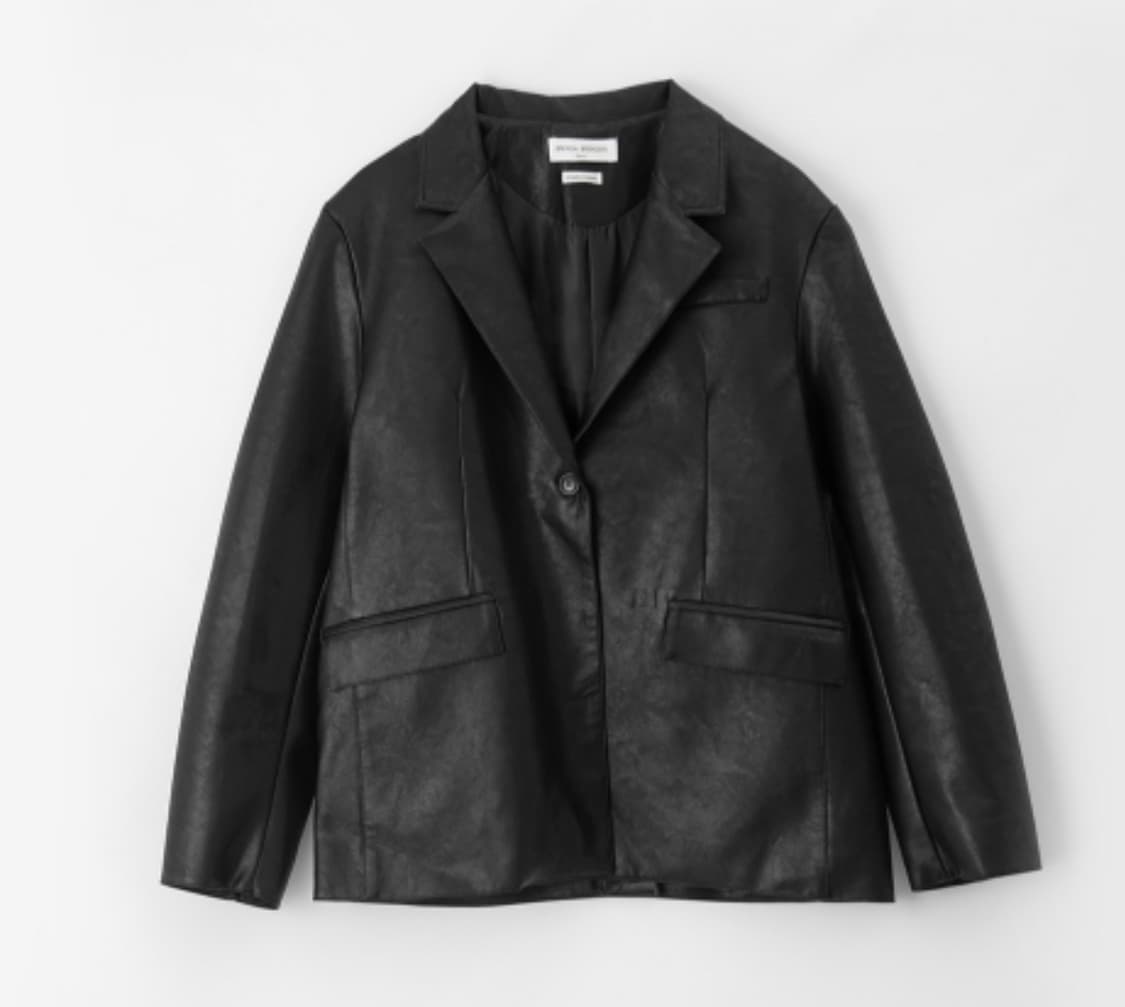 브렌다브렌든 레더자켓 artificial leather jacket 상품이미지2