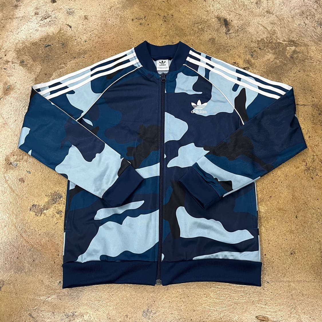 아디다스 블루 청 카모 밀리터리 져지 트랙탑 상품이미지2