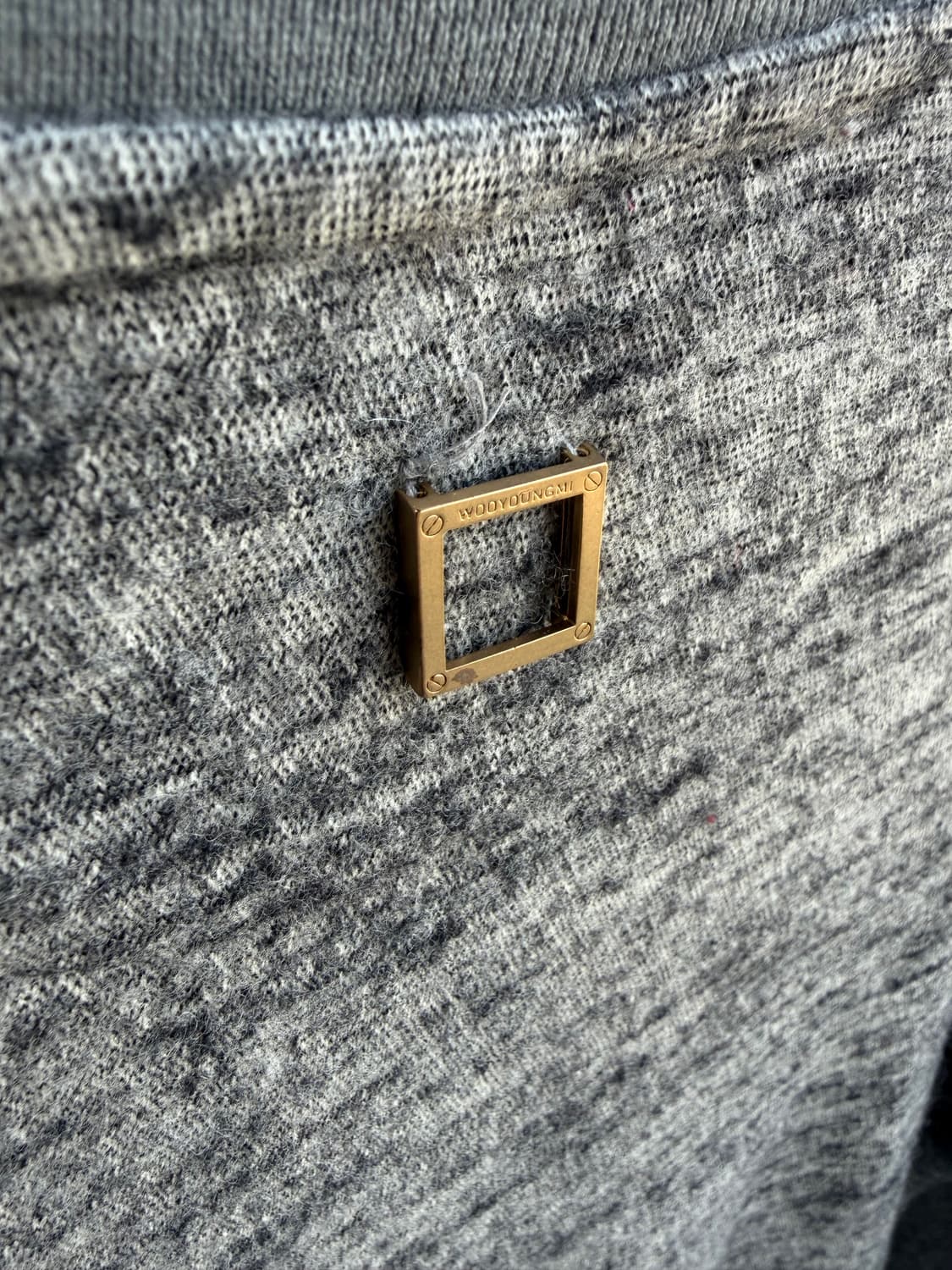 46/ 우영미 스퀘어 배색 맨투맨 상품이미지7