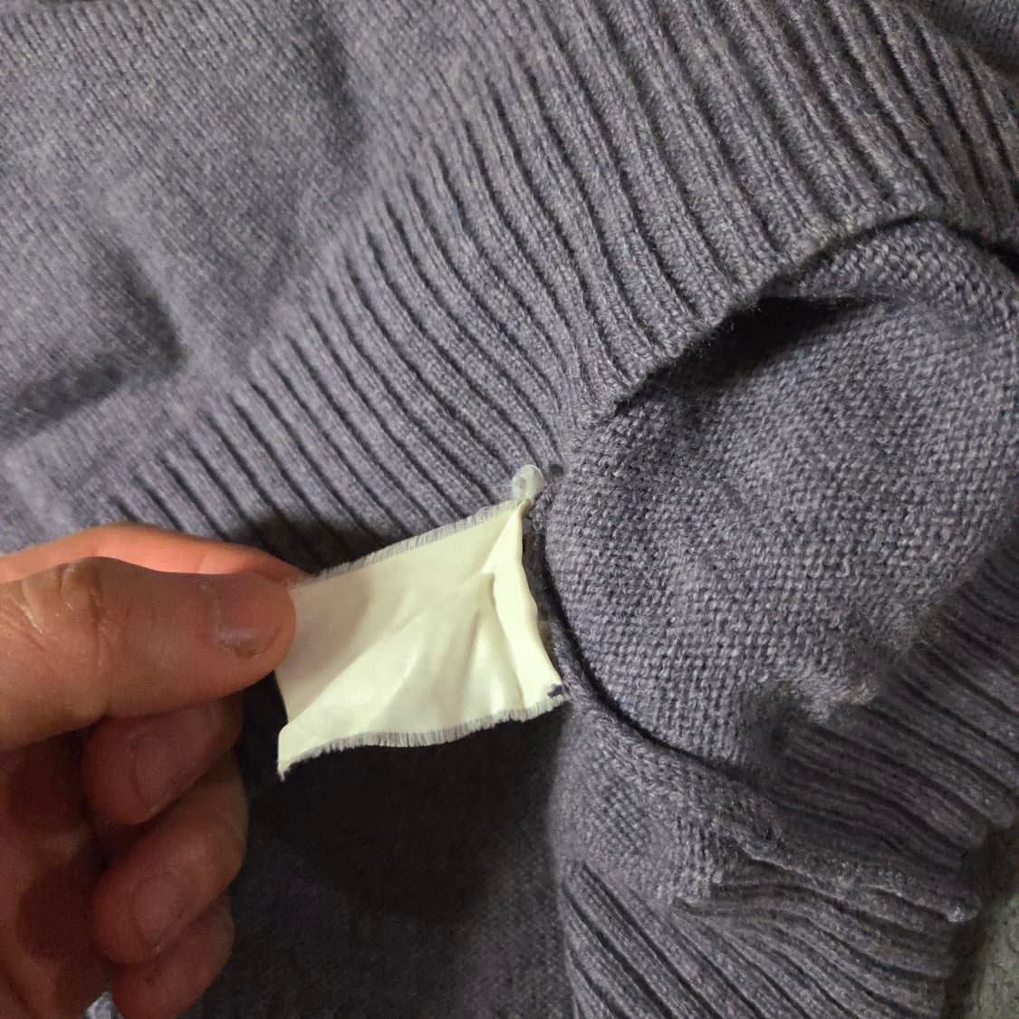 폴로 램스울 니트 스웨터 M 라벤더 상품이미지6