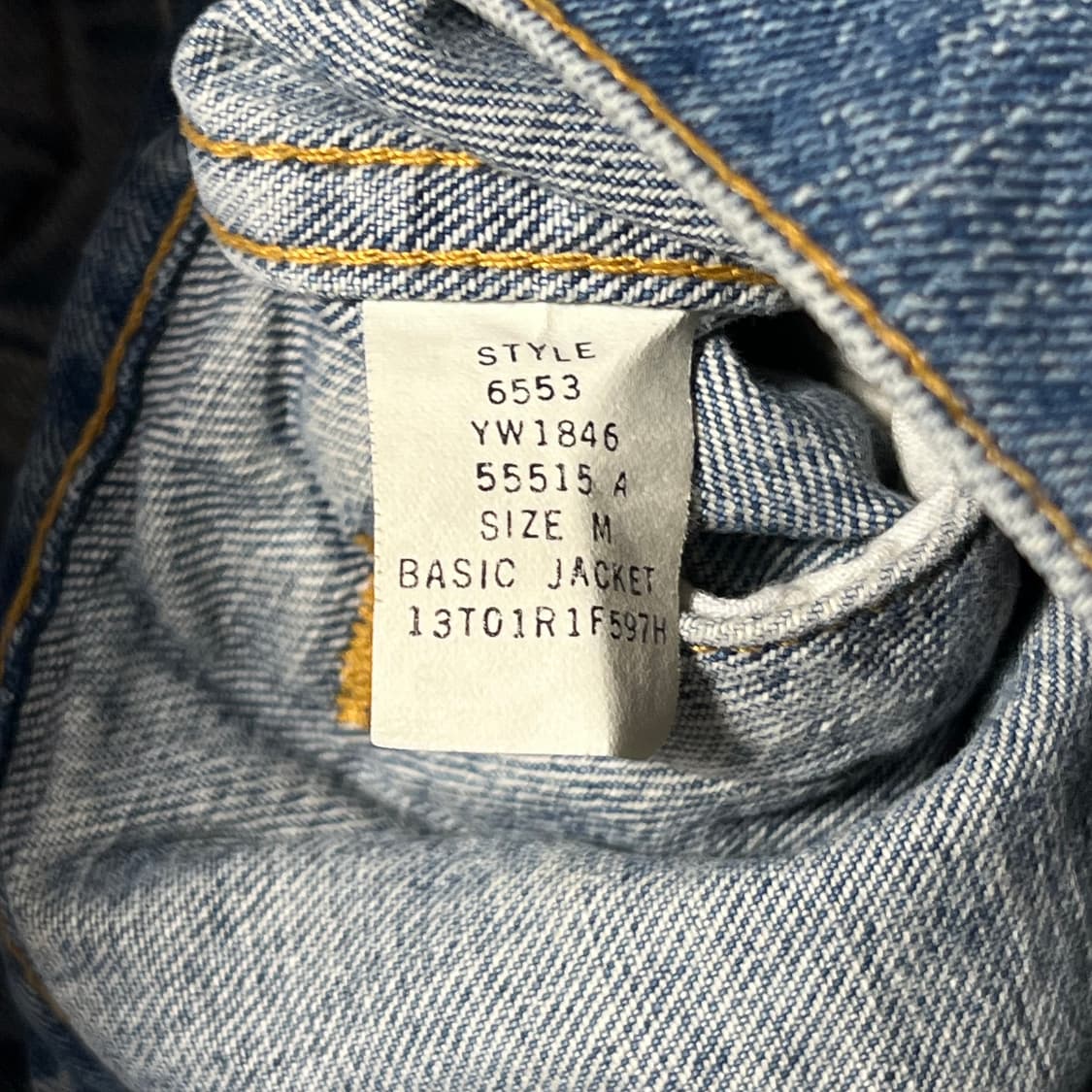 M 폴로진스 랄프로렌 1967’s 청 데님 자켓 상품이미지5