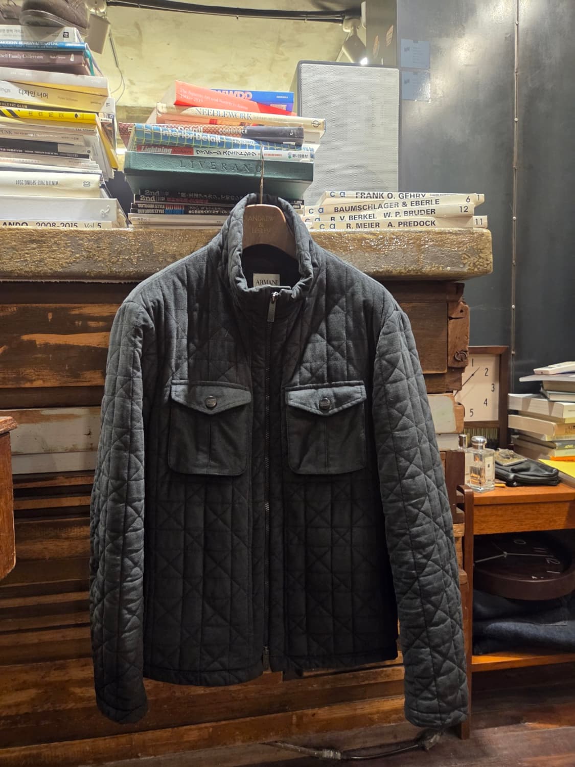 아르마니 꼴레지오니 퀼팅자켓 상품이미지10