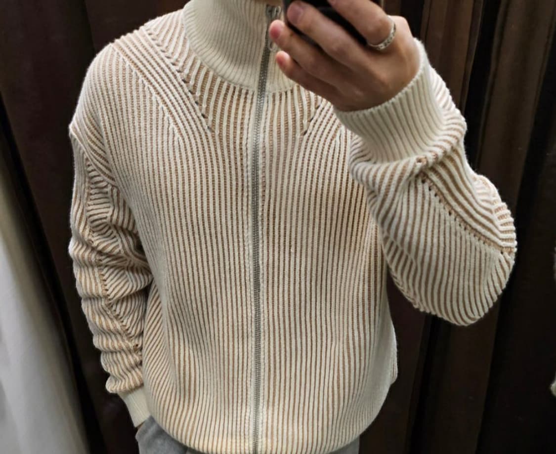 자라 집업 가디건 L 상품이미지9