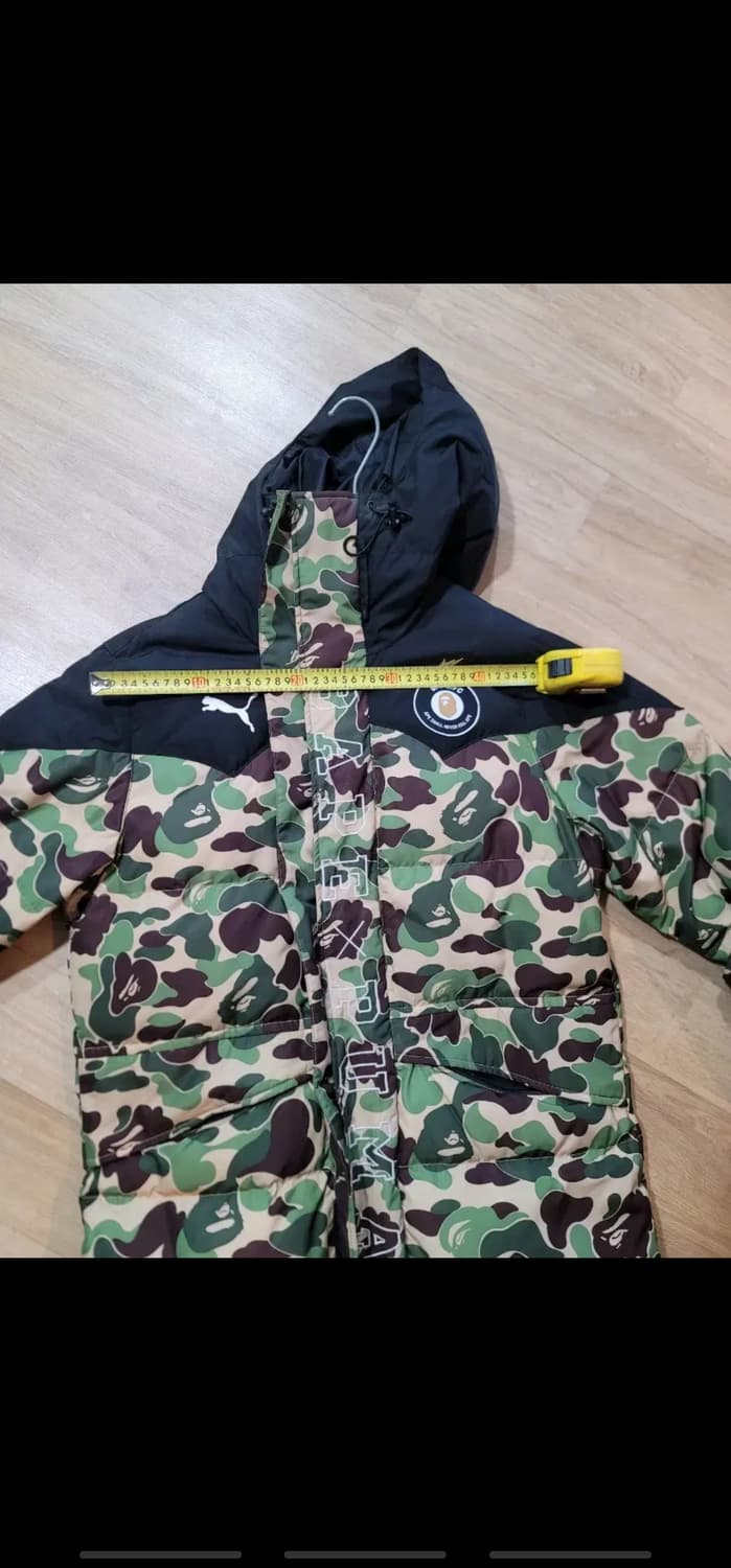 베이프 푸마 녹계 패딩 M 상품이미지2