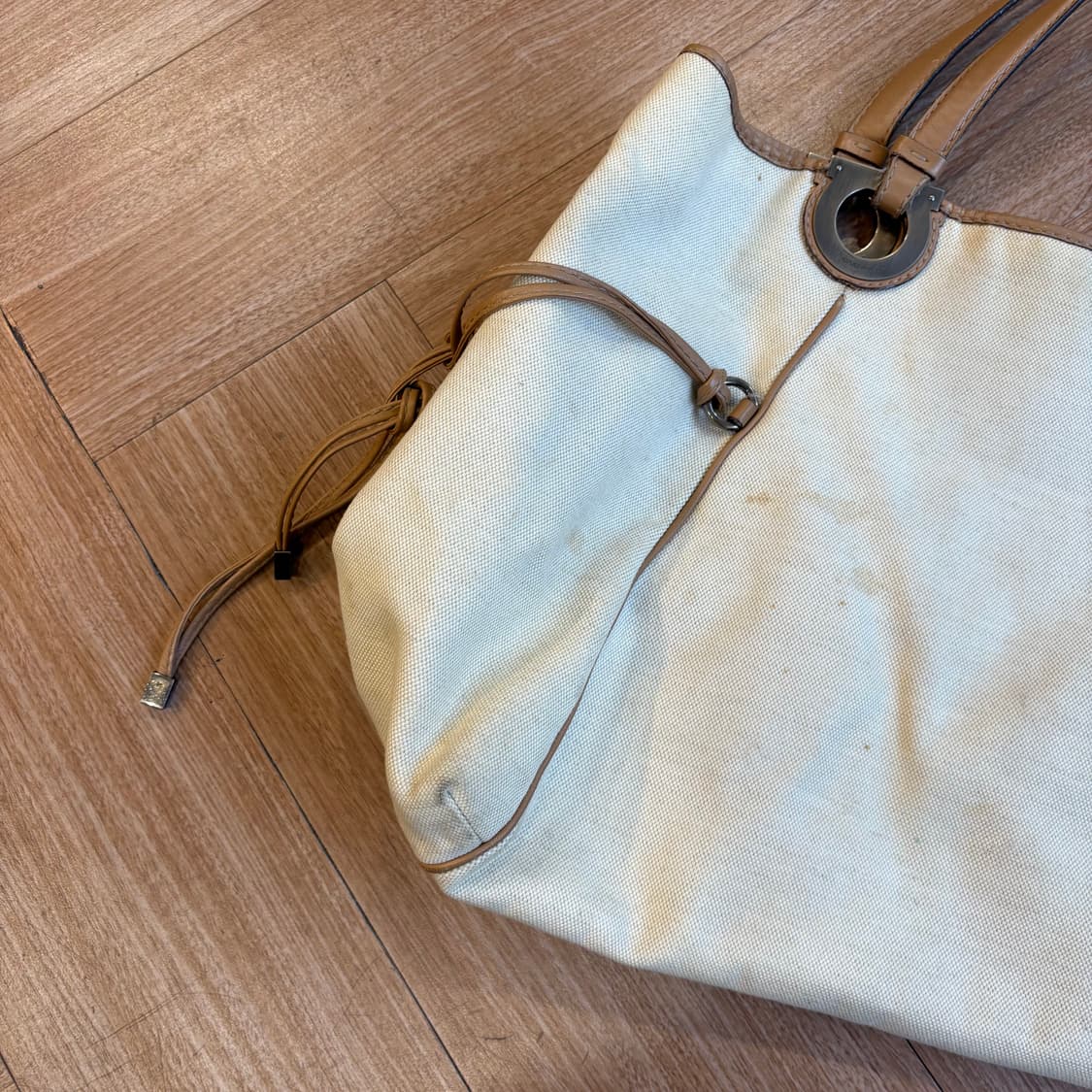 살바토레 페레가모 브라운 간치니 토트백 상품이미지6