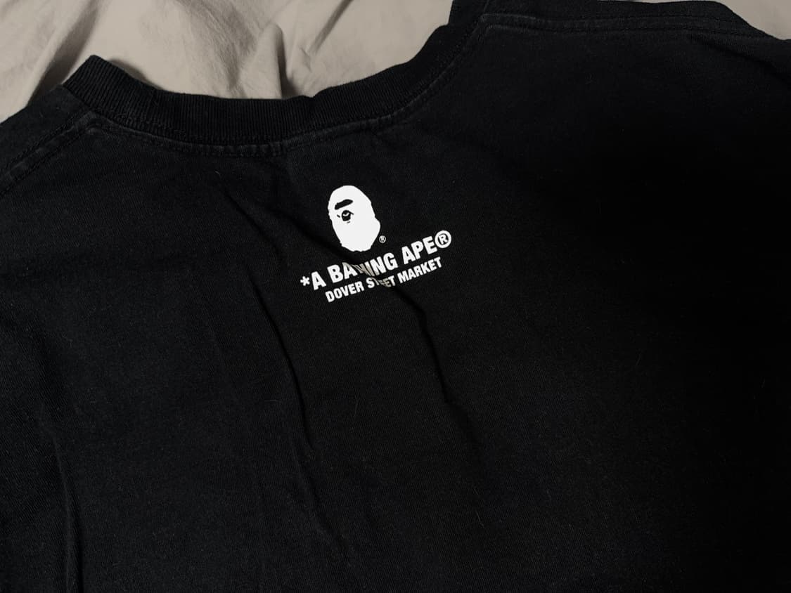 베이프 도버스트릿마켓 반팔 L 블랙 상품이미지5