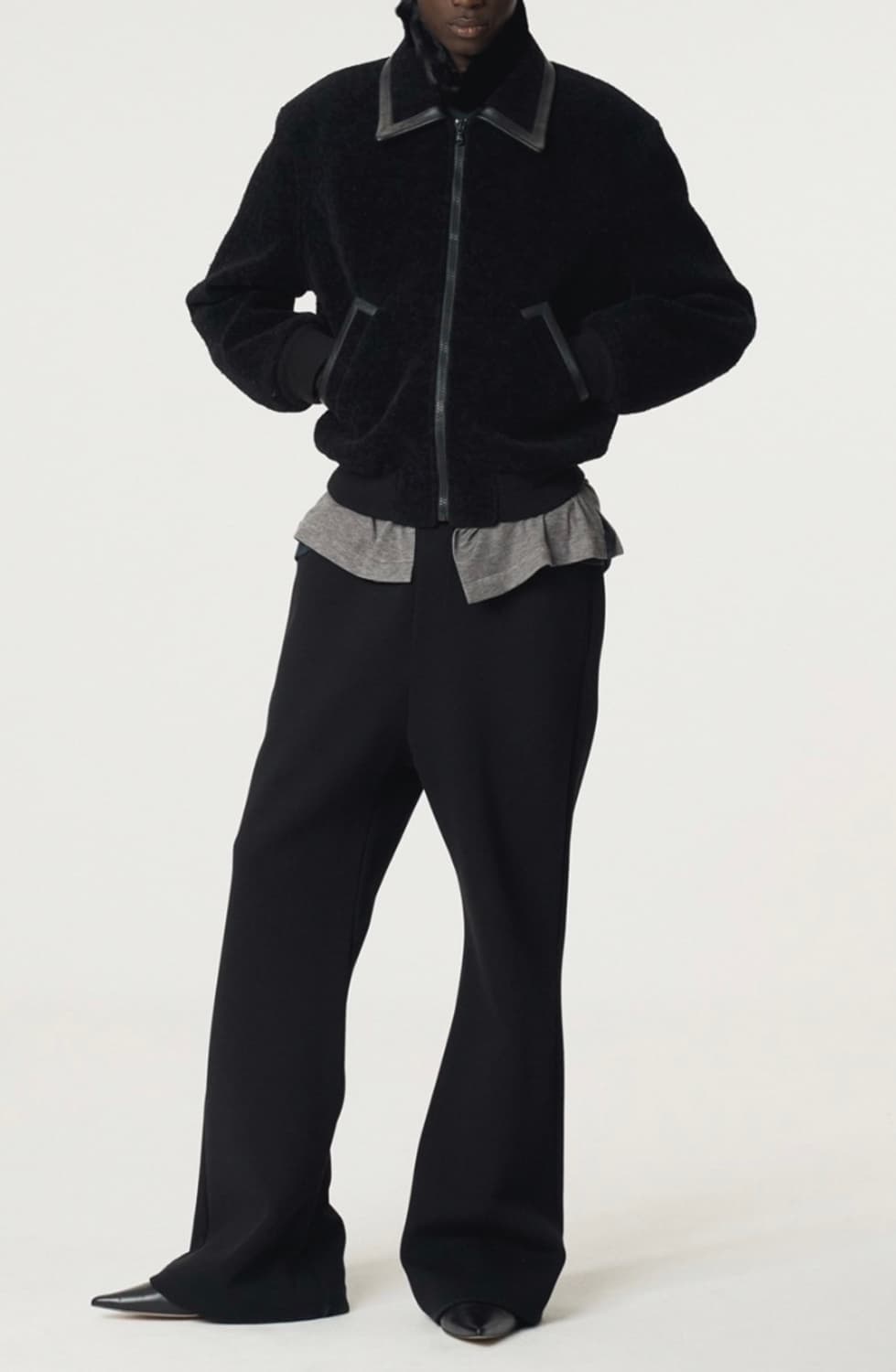 렉토 콘트라스트 카라 디테일 벤 점퍼 XL  상품이미지7