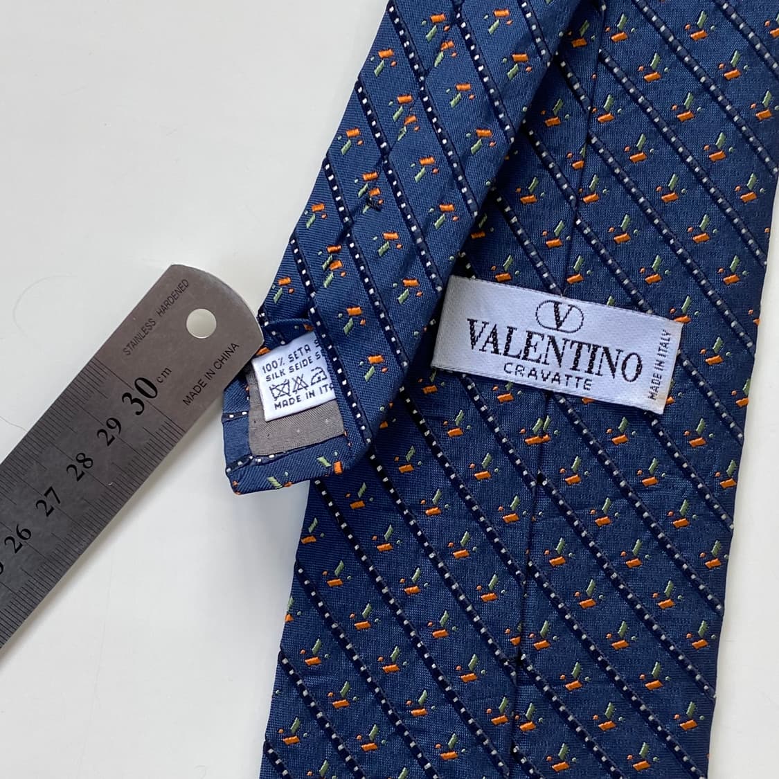 발렌티노(Valentino Garavani) 심플로고 정품 명품넥타이 상품이미지5