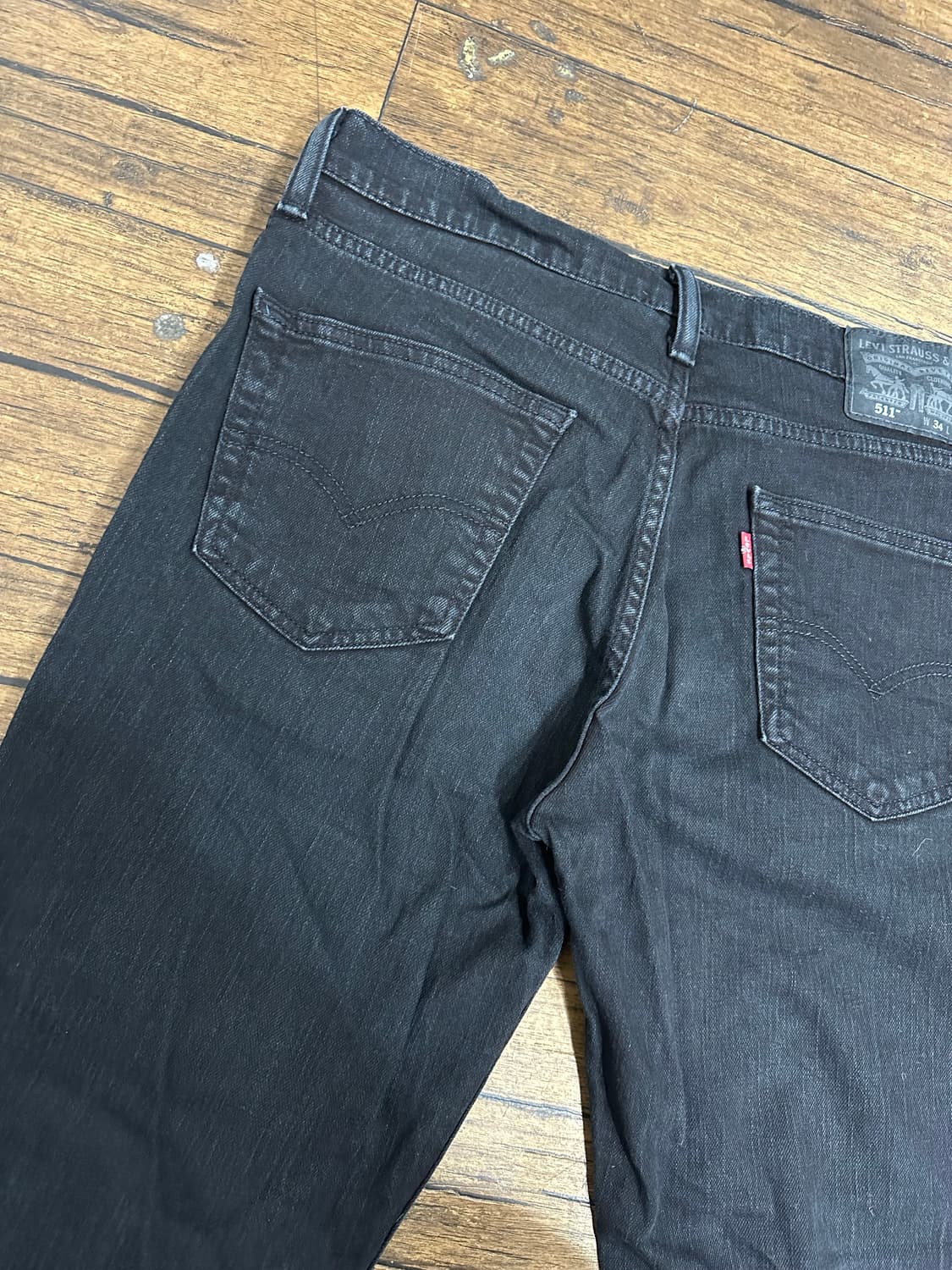 리바이스 511 블랙진 W34 L34 상품이미지5