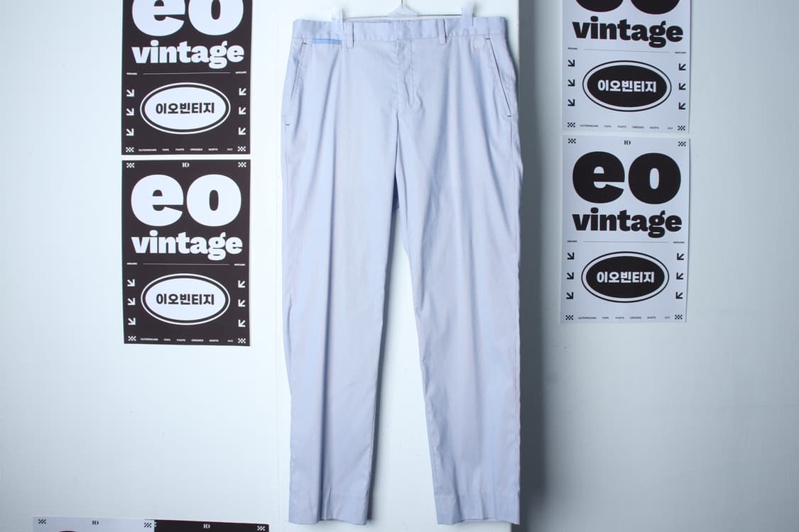 (XL-2XL) 루이까스텔 슬랙스 경량 바지 골프 스트라이프-P10210 상품이미지2