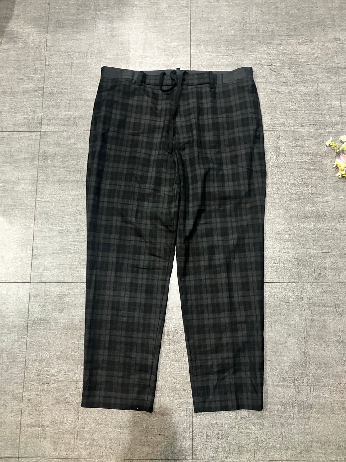 Uniqlo 유니클로 올드스쿨아메카지 혁오풍 너드남복고풍 슬랙스팬츠 상품이미지1