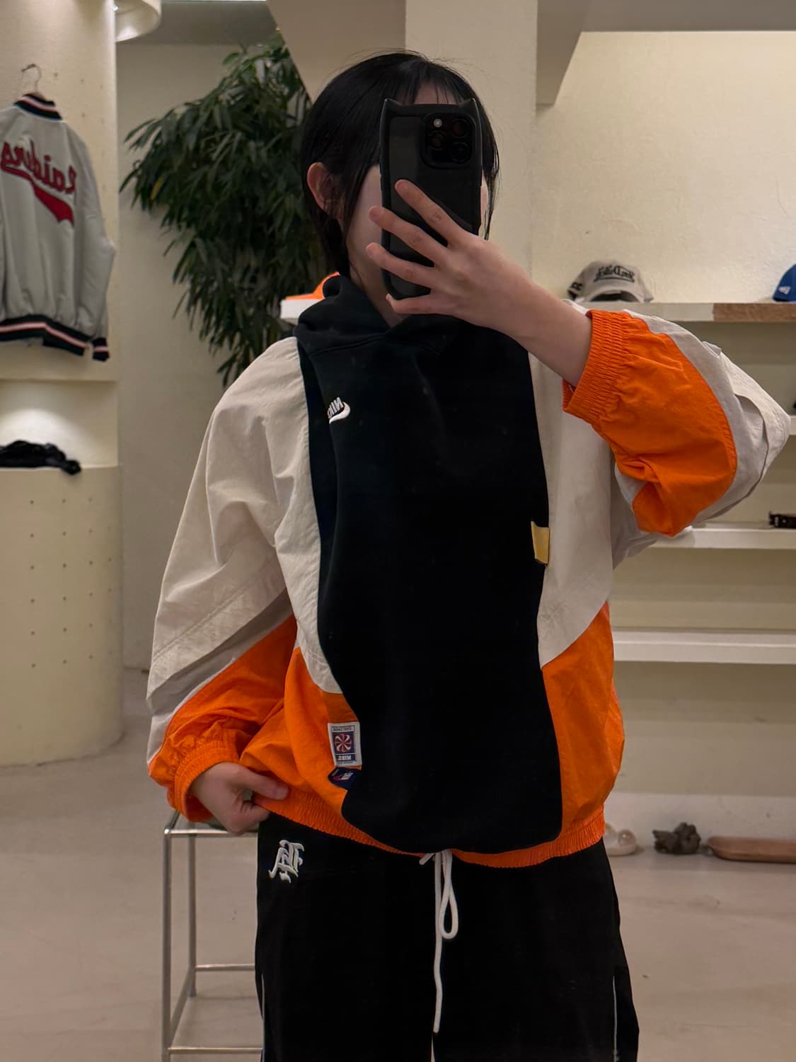 나이키 아이콘 나일론 믹스업 후드 티셔츠 U47 상품이미지1