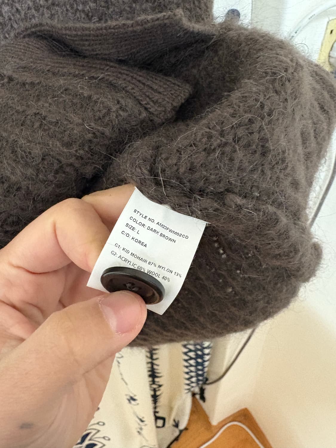 아모멘토 / 그랜드파 가디건 상품이미지6