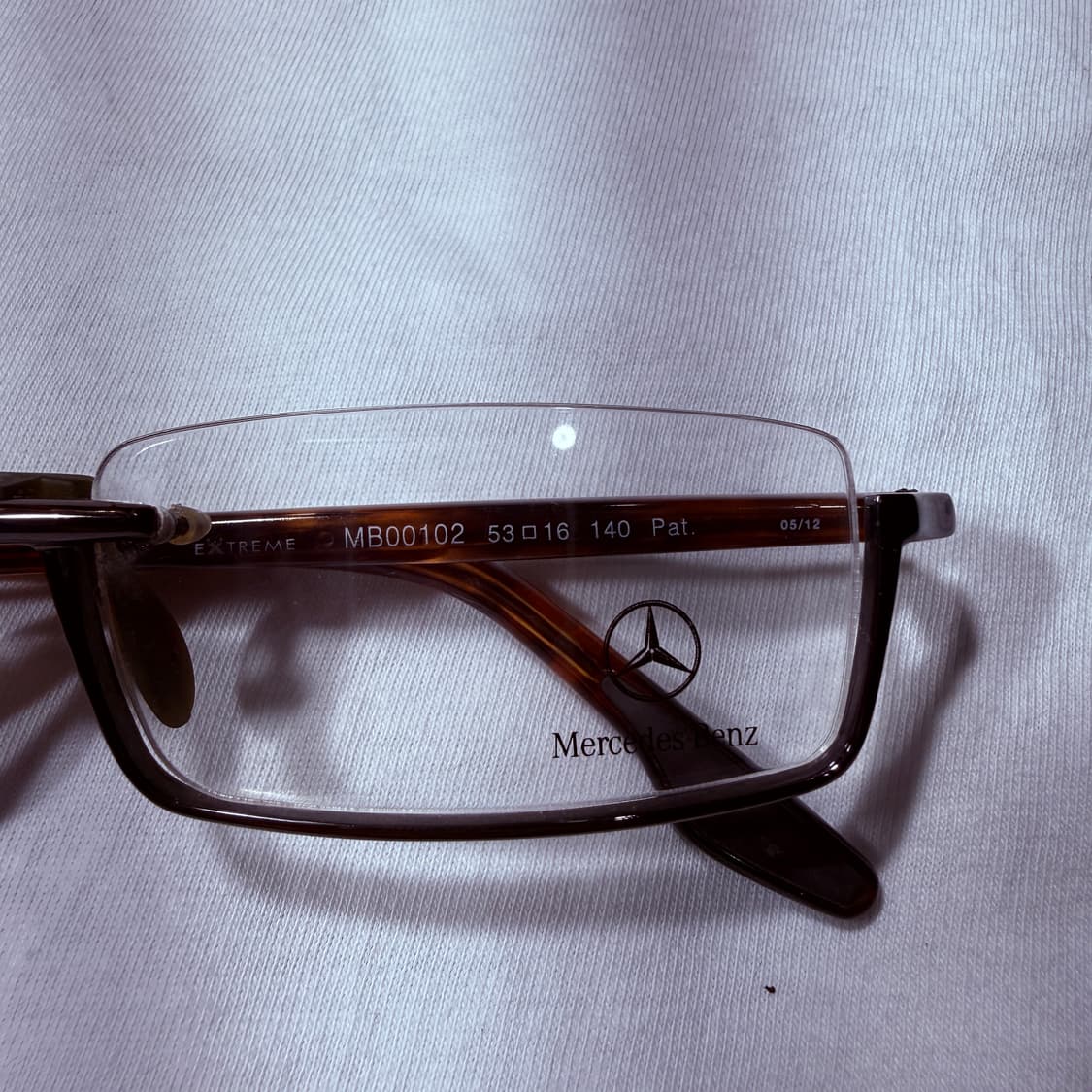 메르세데스 벤츠 made in italy 역반무테 안경 상품이미지3