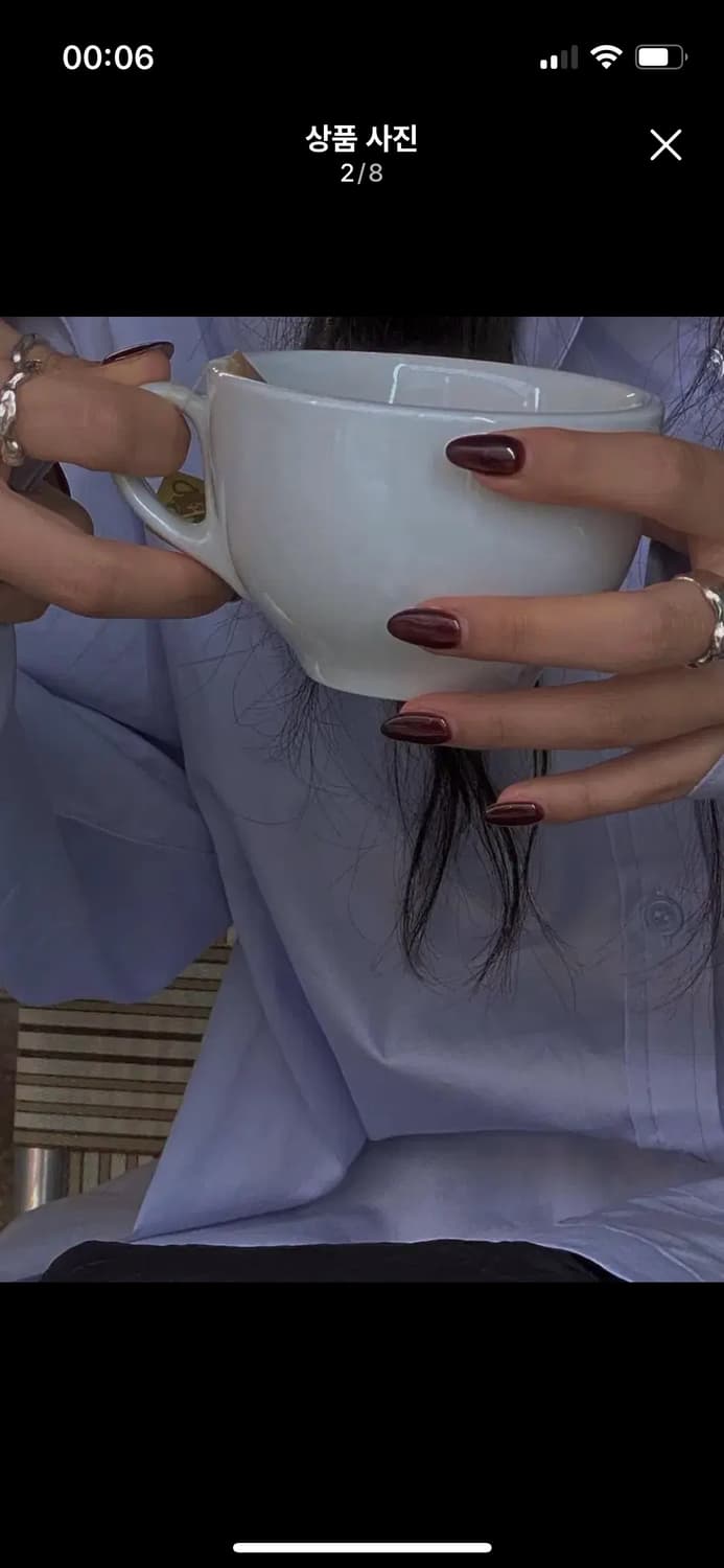 트리밍버드 셔츠 블루 상품이미지2